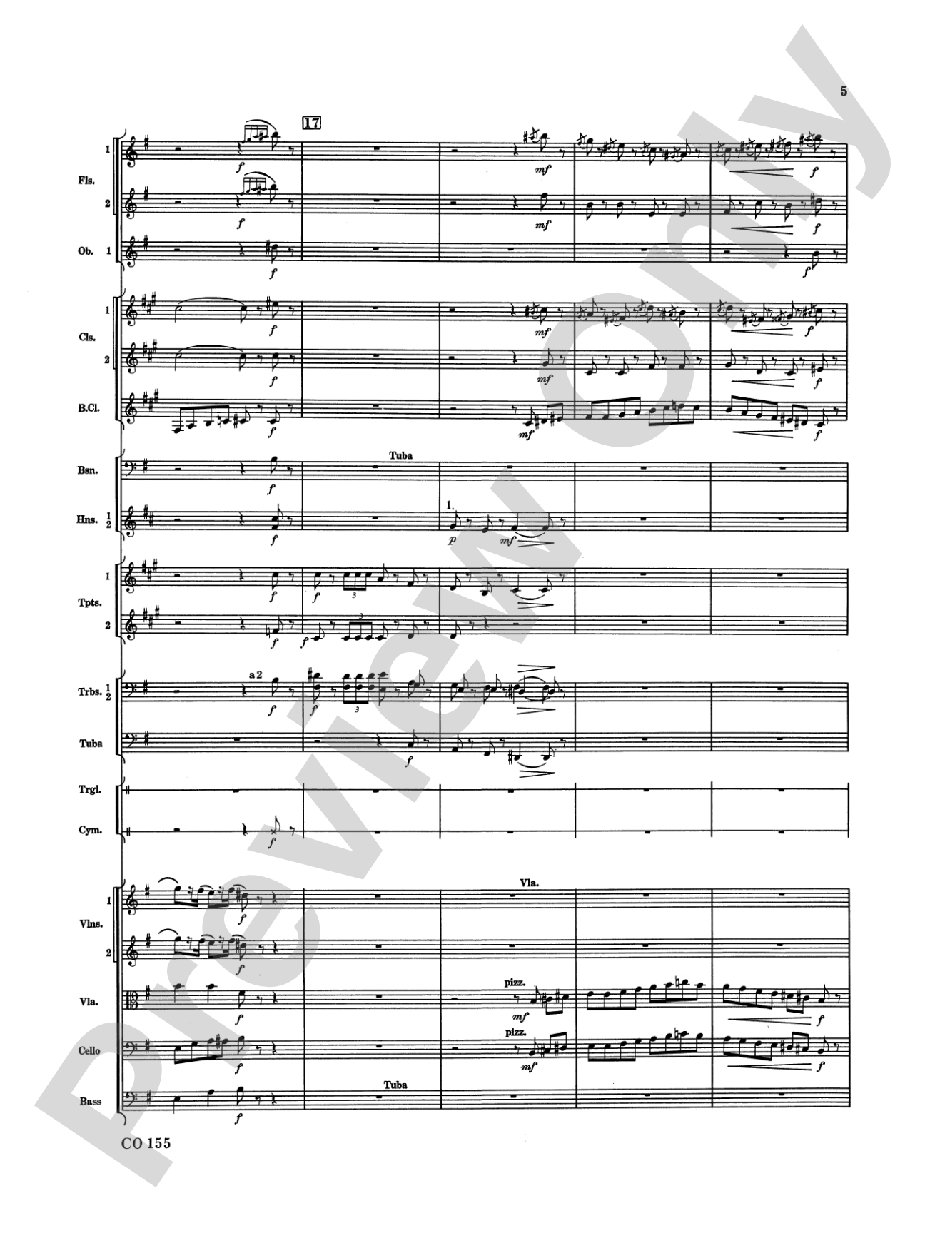 Nutcracker Ballet, Set II ("March of the Nutcracker" and "Trepak"): Full Orchestra Conductor Score & Parts