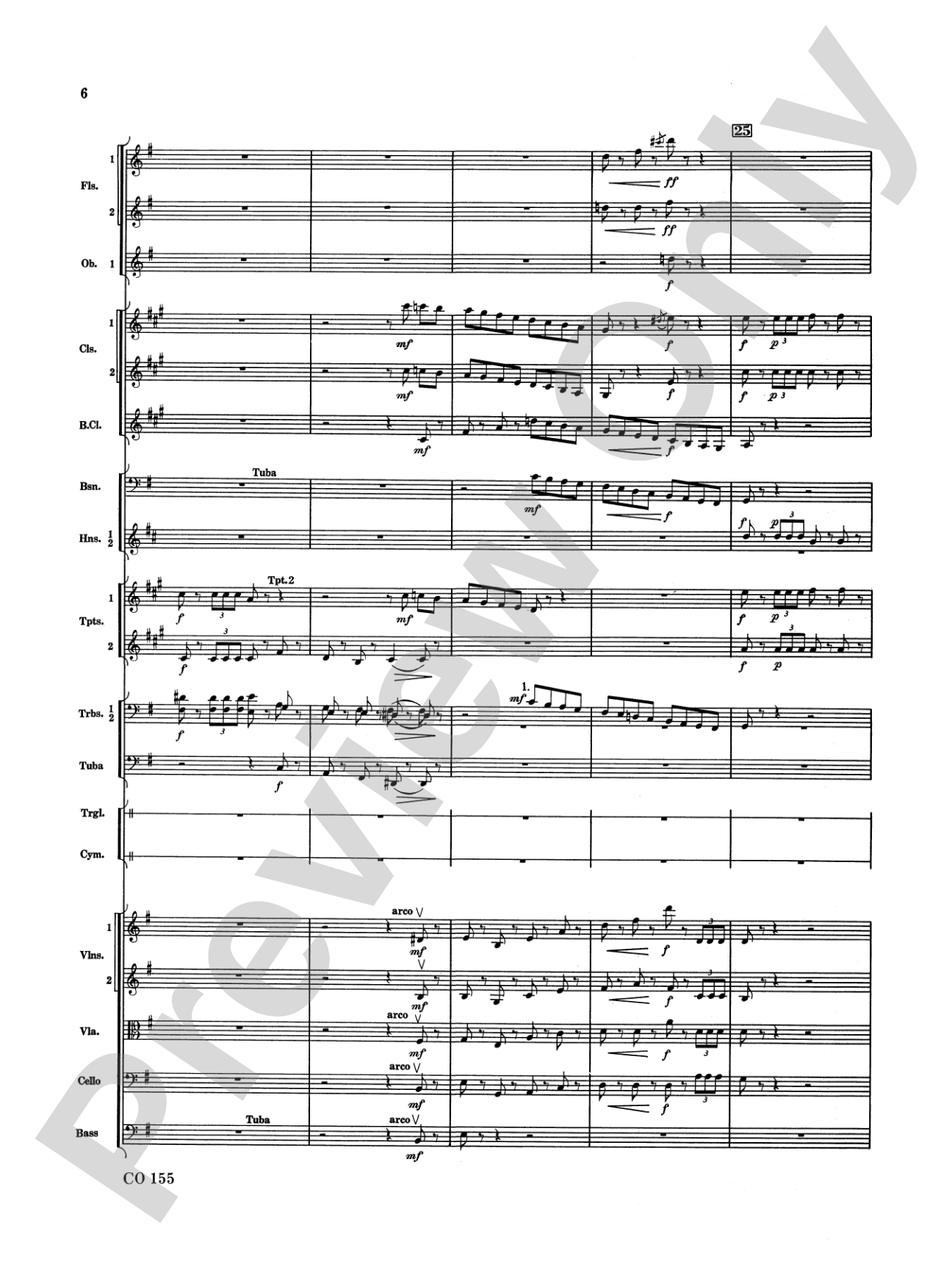 Nutcracker Ballet, Set II ("March of the Nutcracker" and "Trepak"): Full Orchestra Conductor Score & Parts