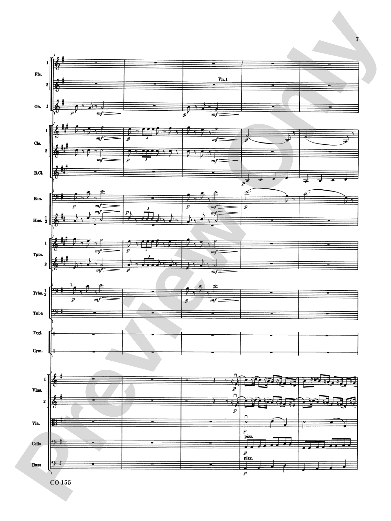 Nutcracker Ballet, Set II ("March of the Nutcracker" and "Trepak"): Full Orchestra Conductor Score & Parts