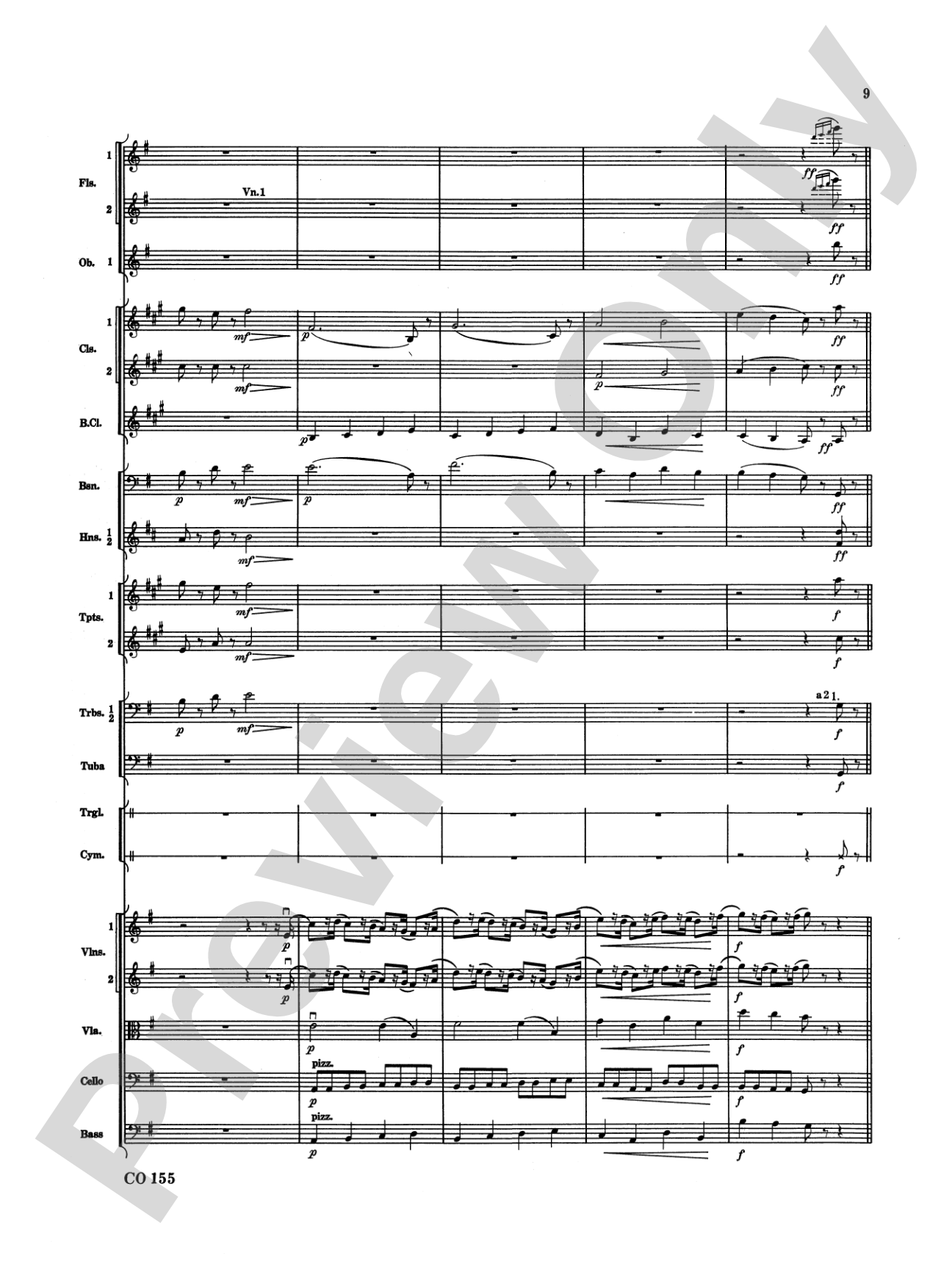 Nutcracker Ballet, Set II ("March of the Nutcracker" and "Trepak"): Full Orchestra Conductor Score & Parts
