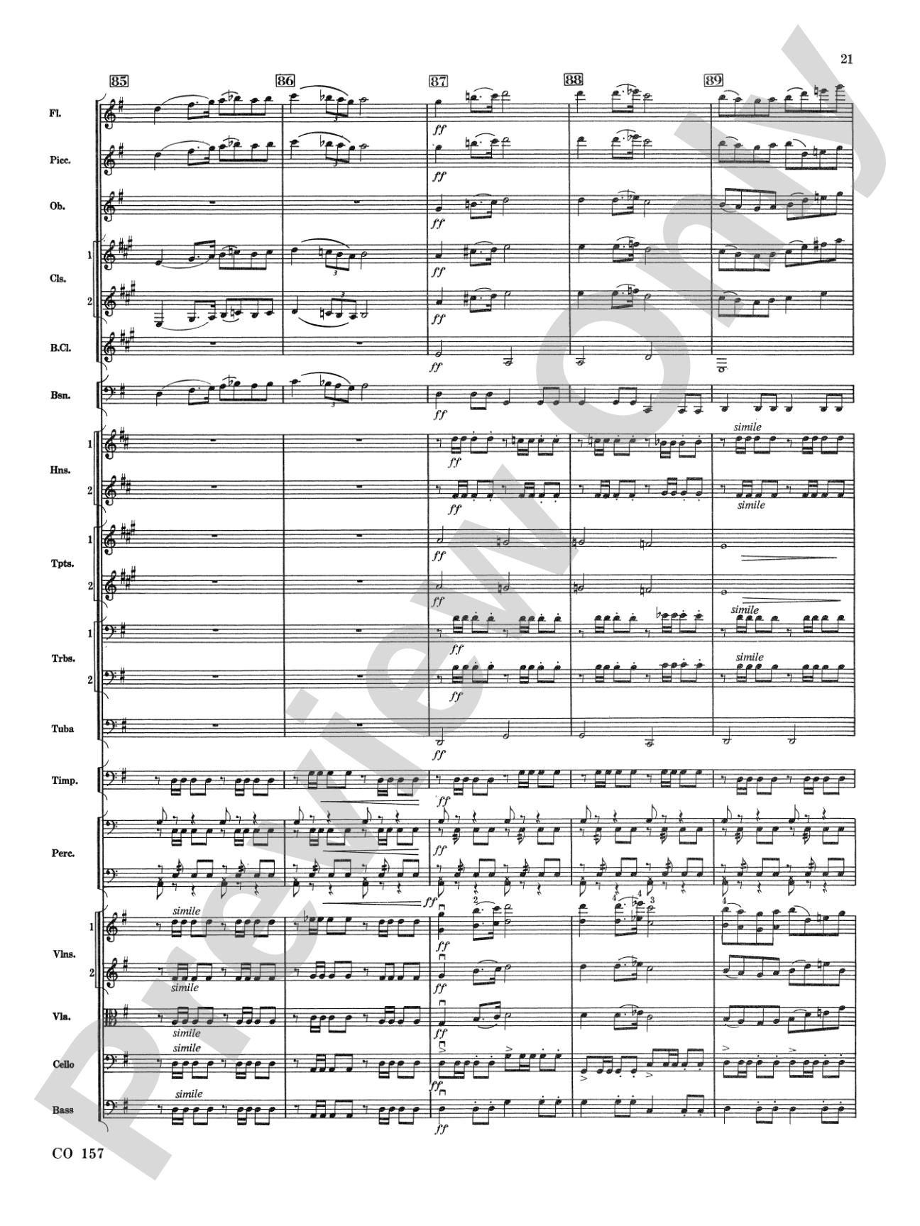 Procession of the Sardar: Full Orchestra Conductor Score & Parts
