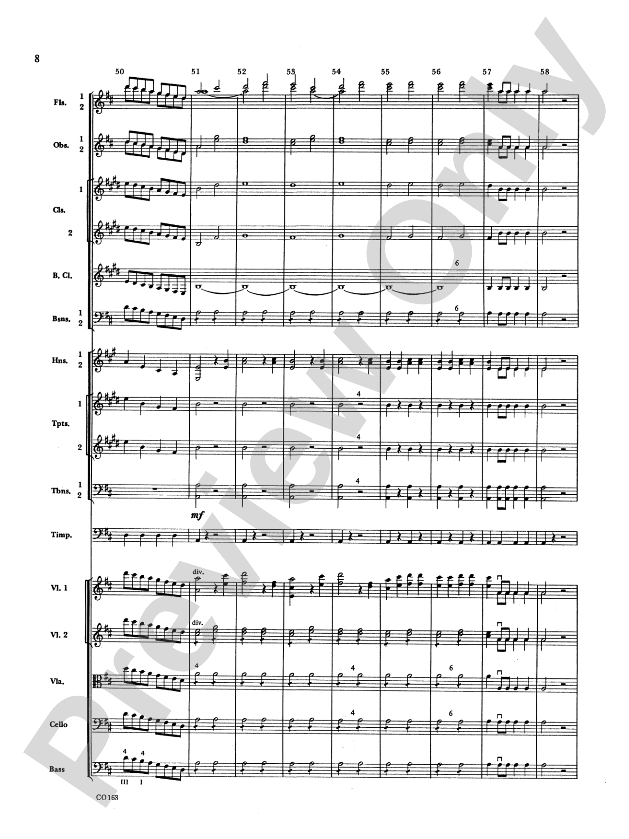 The Marriage of Figaro -- Overture: Full Orchestra Conductor Score & Parts