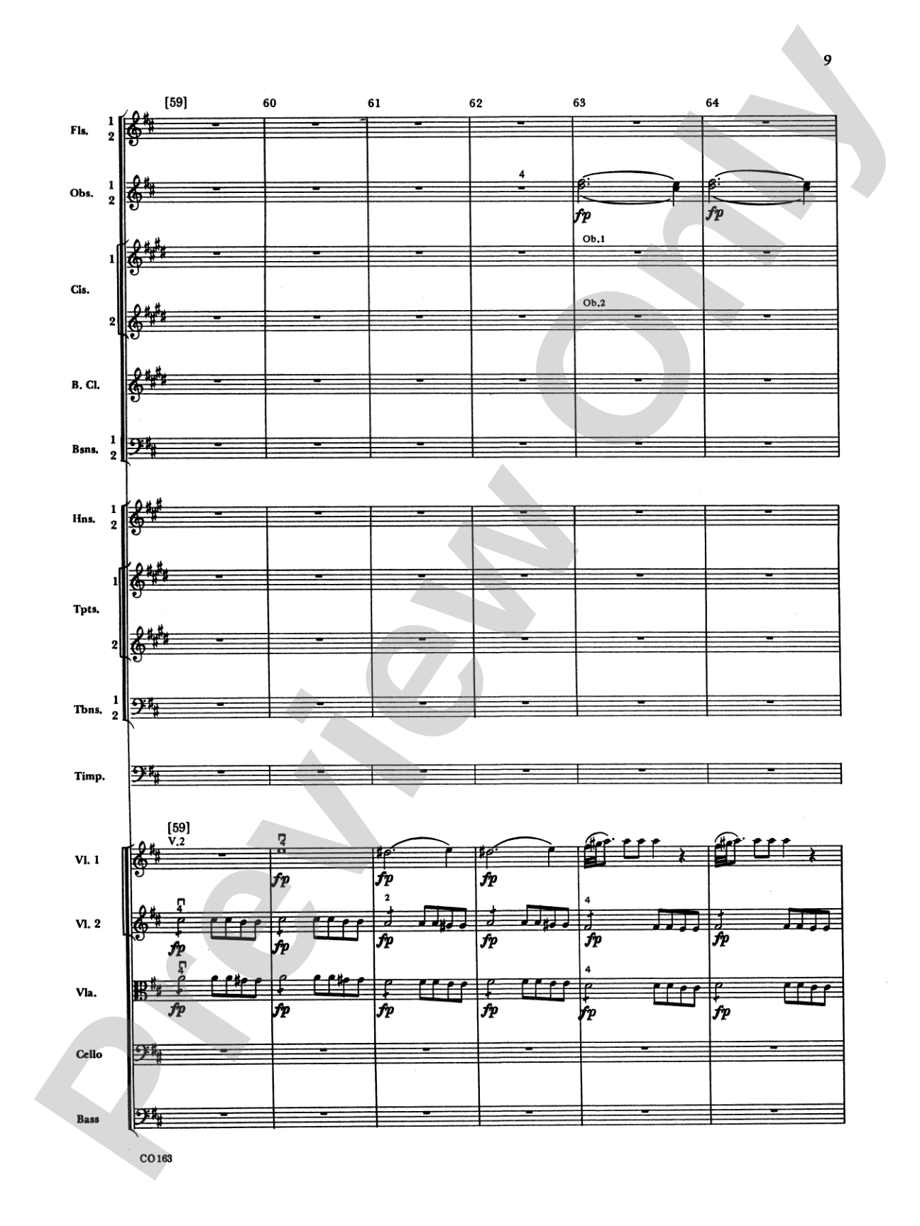 The Marriage of Figaro -- Overture: Full Orchestra Conductor Score & Parts