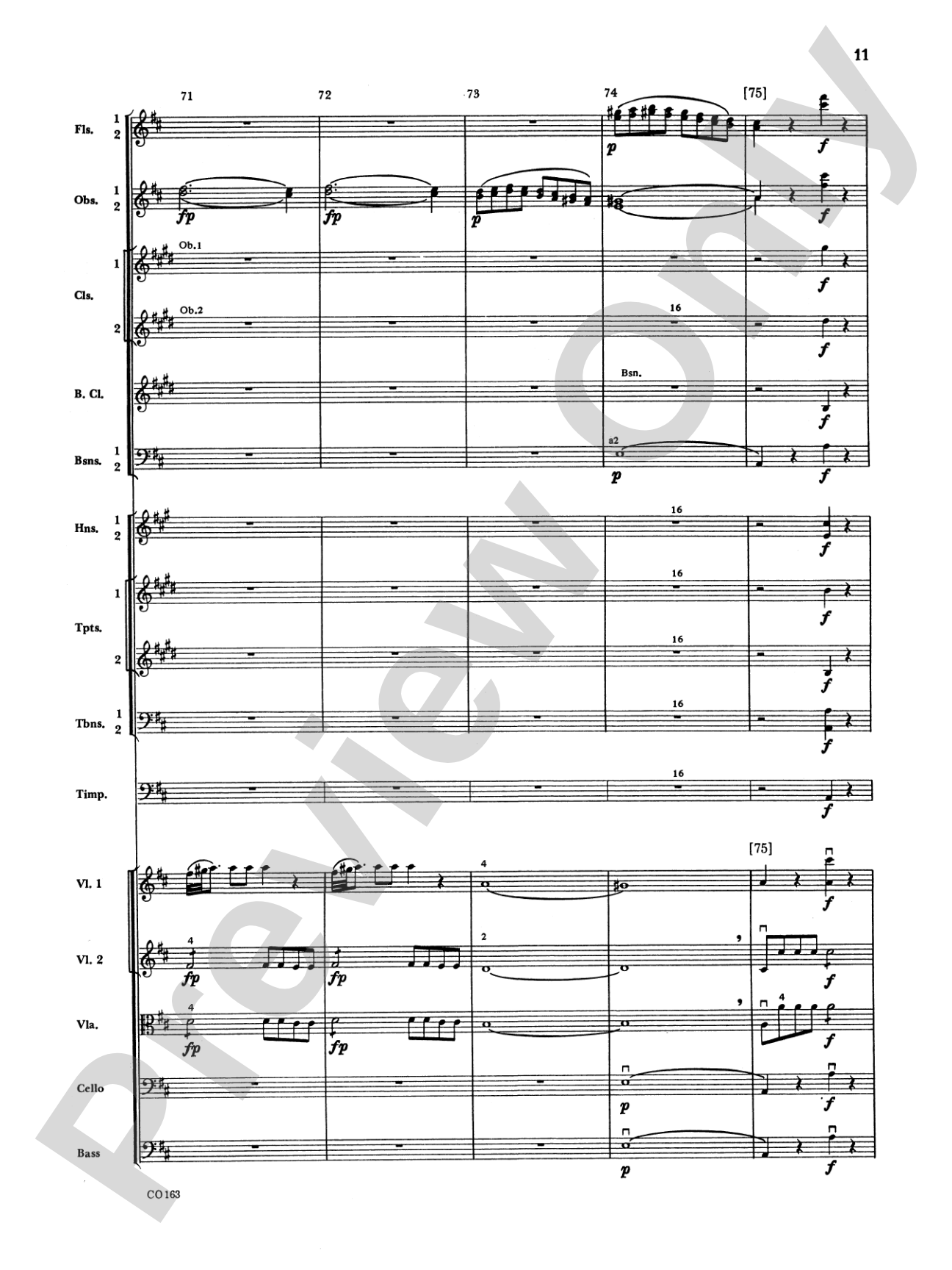 The Marriage of Figaro -- Overture: Full Orchestra Conductor Score & Parts
