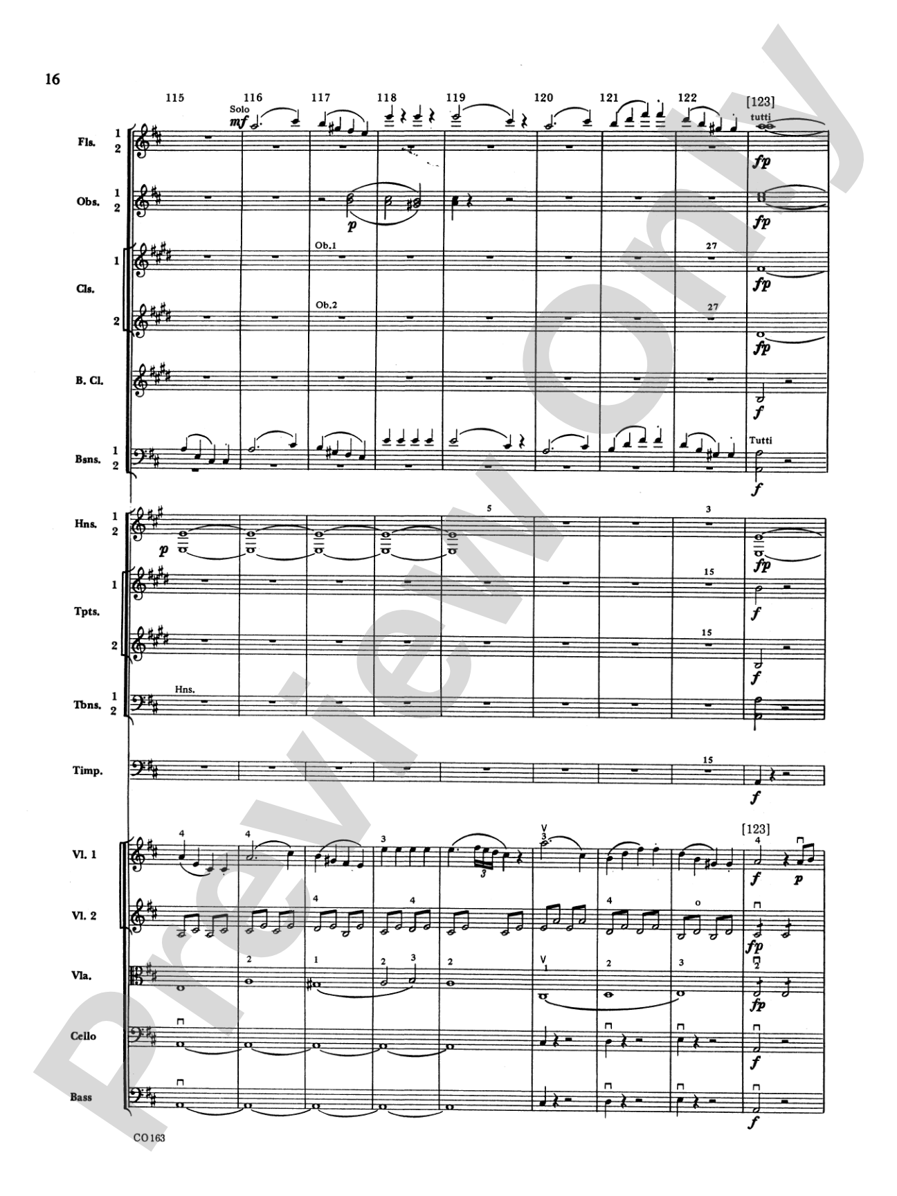 The Marriage of Figaro -- Overture: Full Orchestra Conductor Score & Parts