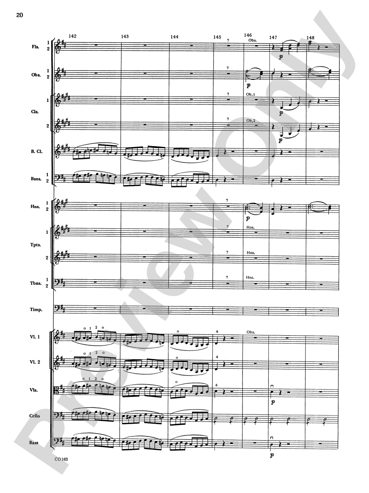 The Marriage of Figaro -- Overture: Full Orchestra Conductor Score & Parts