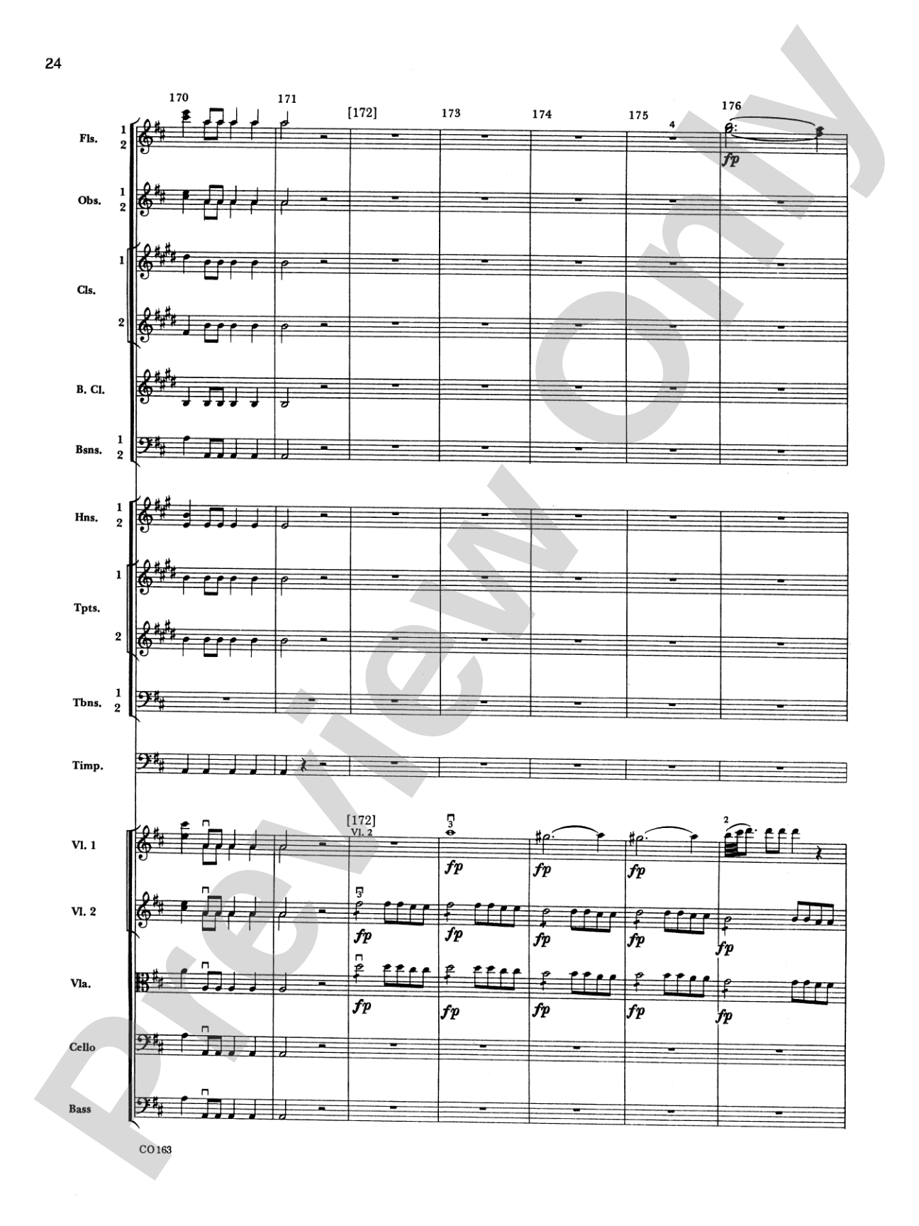 The Marriage of Figaro -- Overture: Full Orchestra Conductor Score & Parts