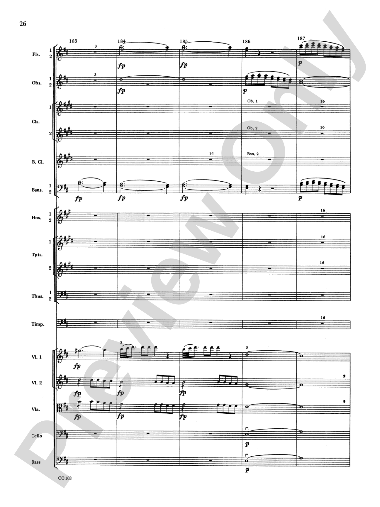 The Marriage of Figaro -- Overture: Full Orchestra Conductor Score & Parts