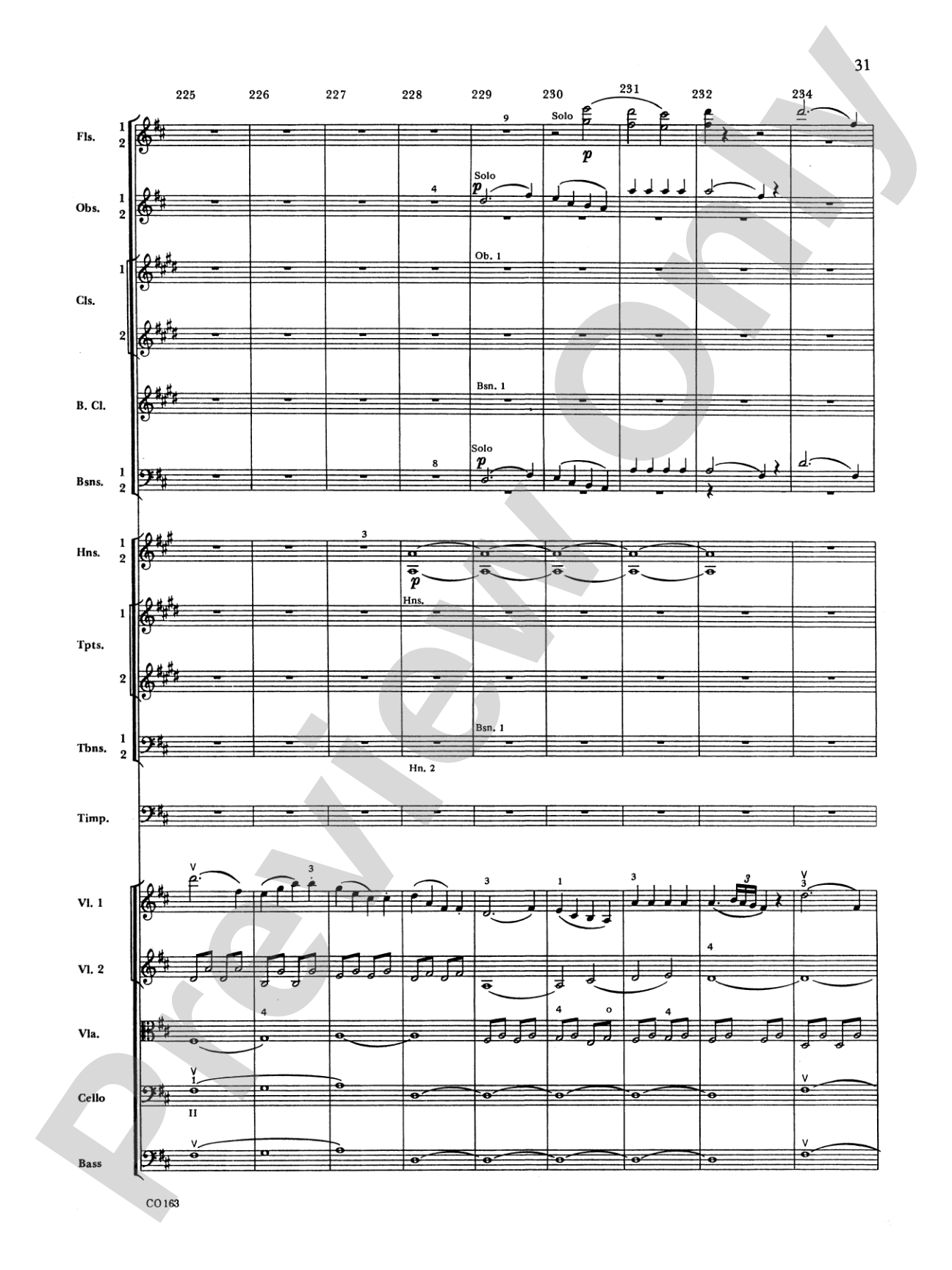 The Marriage of Figaro -- Overture: Full Orchestra Conductor Score & Parts