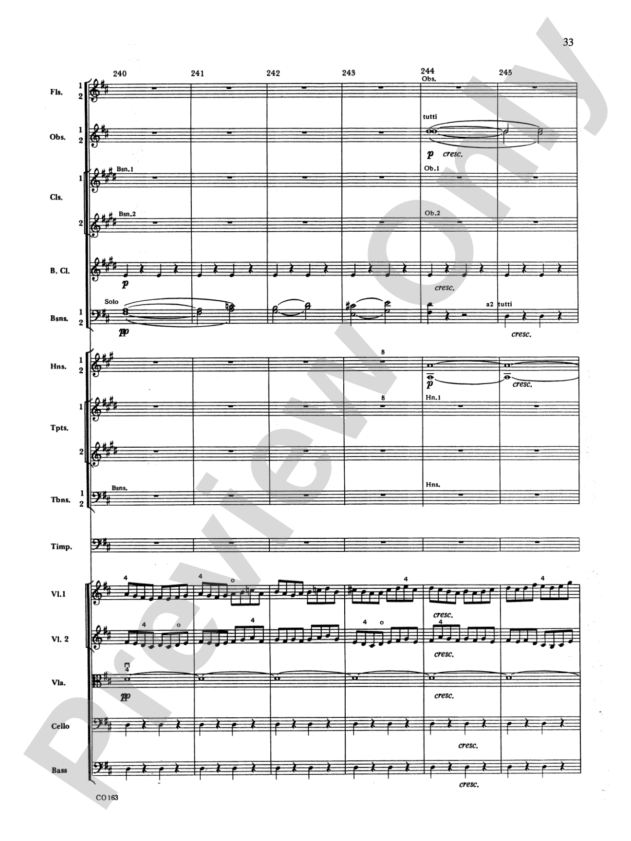 The Marriage of Figaro -- Overture: Full Orchestra Conductor Score & Parts