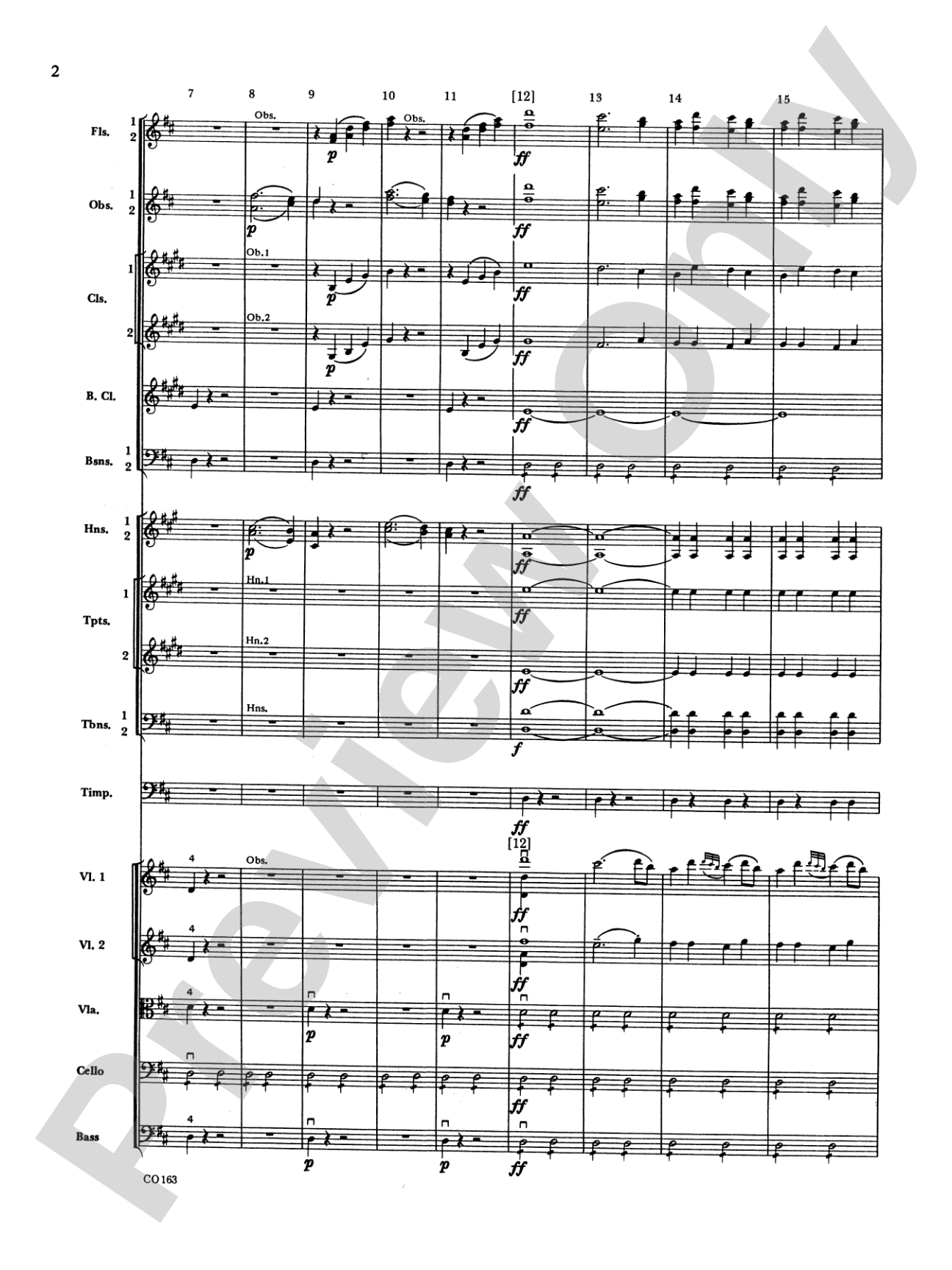 The Marriage of Figaro -- Overture: Full Orchestra Conductor Score & Parts