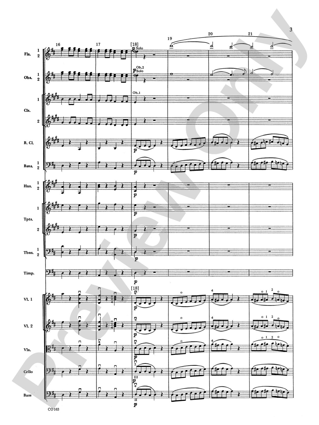 The Marriage of Figaro -- Overture: Full Orchestra Conductor Score & Parts