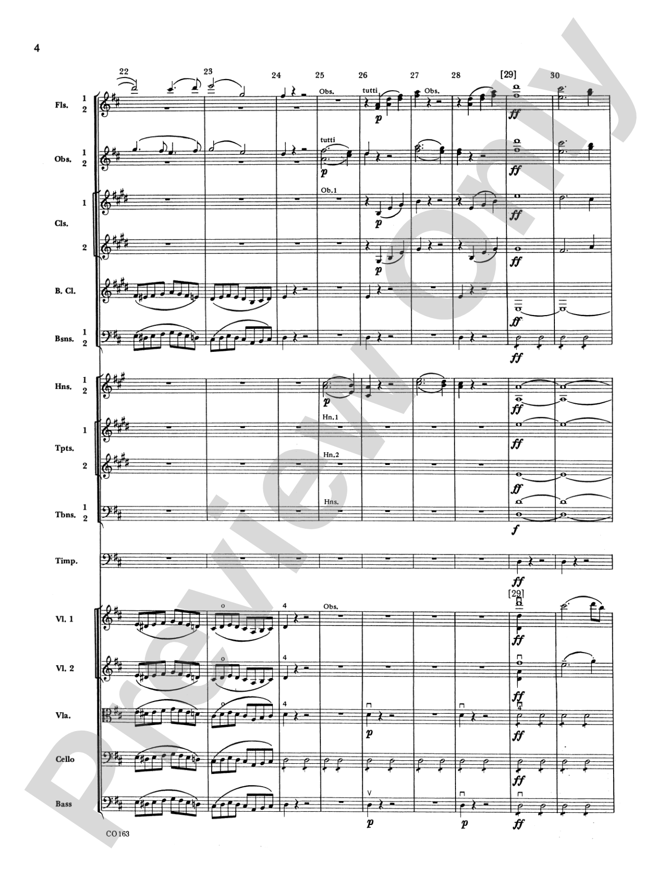 The Marriage of Figaro -- Overture: Full Orchestra Conductor Score & Parts