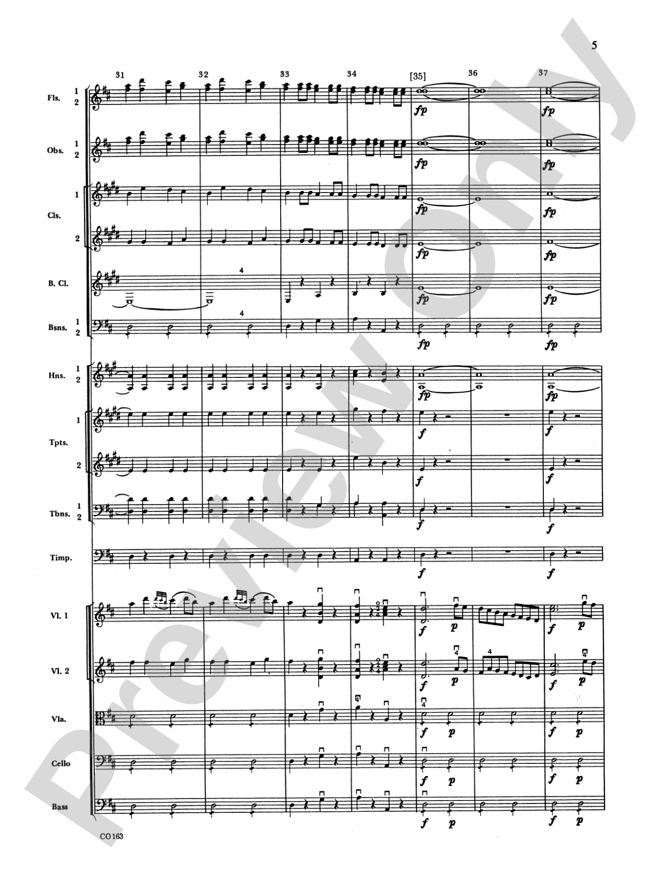 The Marriage of Figaro -- Overture: Full Orchestra Conductor Score & Parts