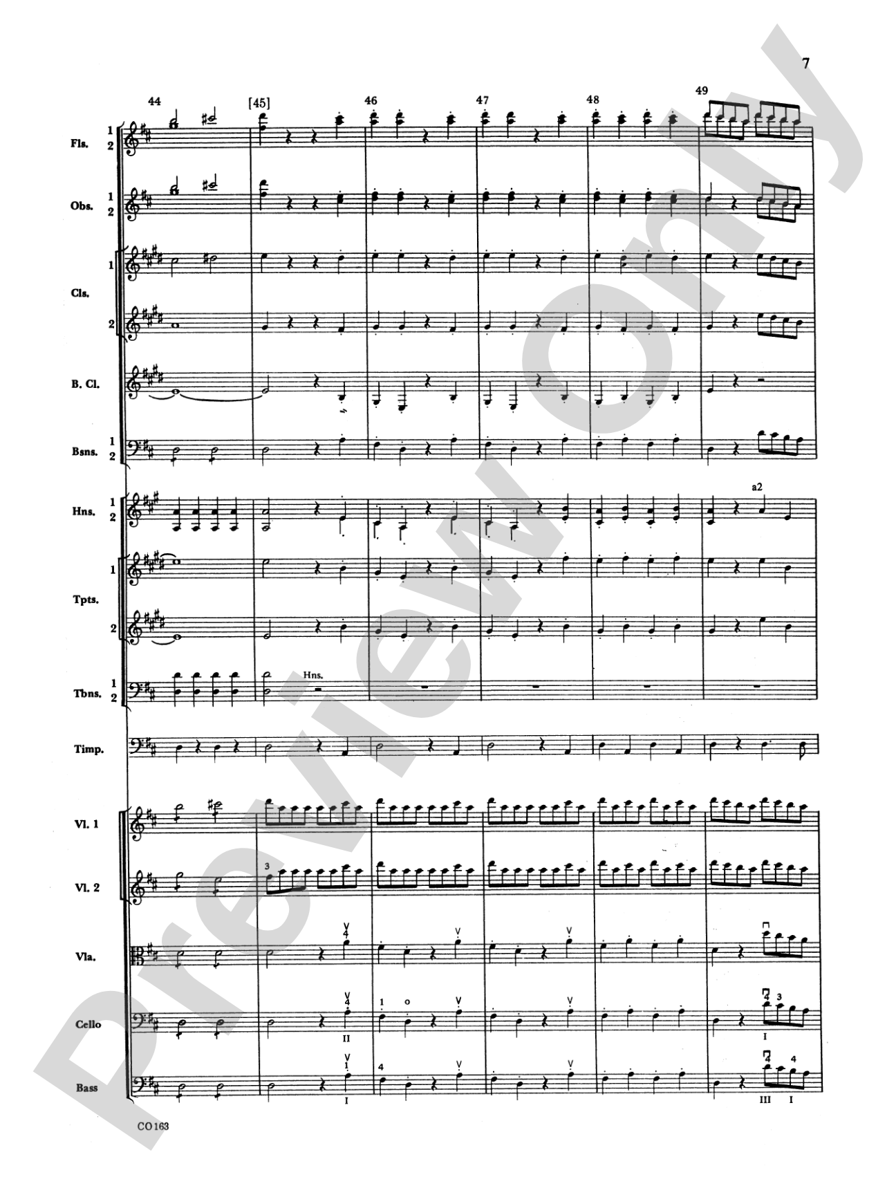 The Marriage of Figaro -- Overture: Full Orchestra Conductor Score & Parts