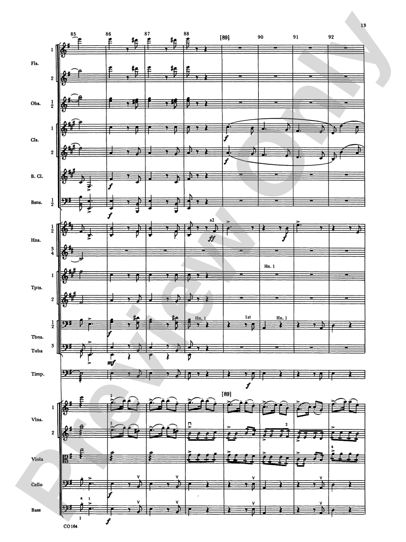 New World Symphony: Full Orchestra Conductor Score & Parts