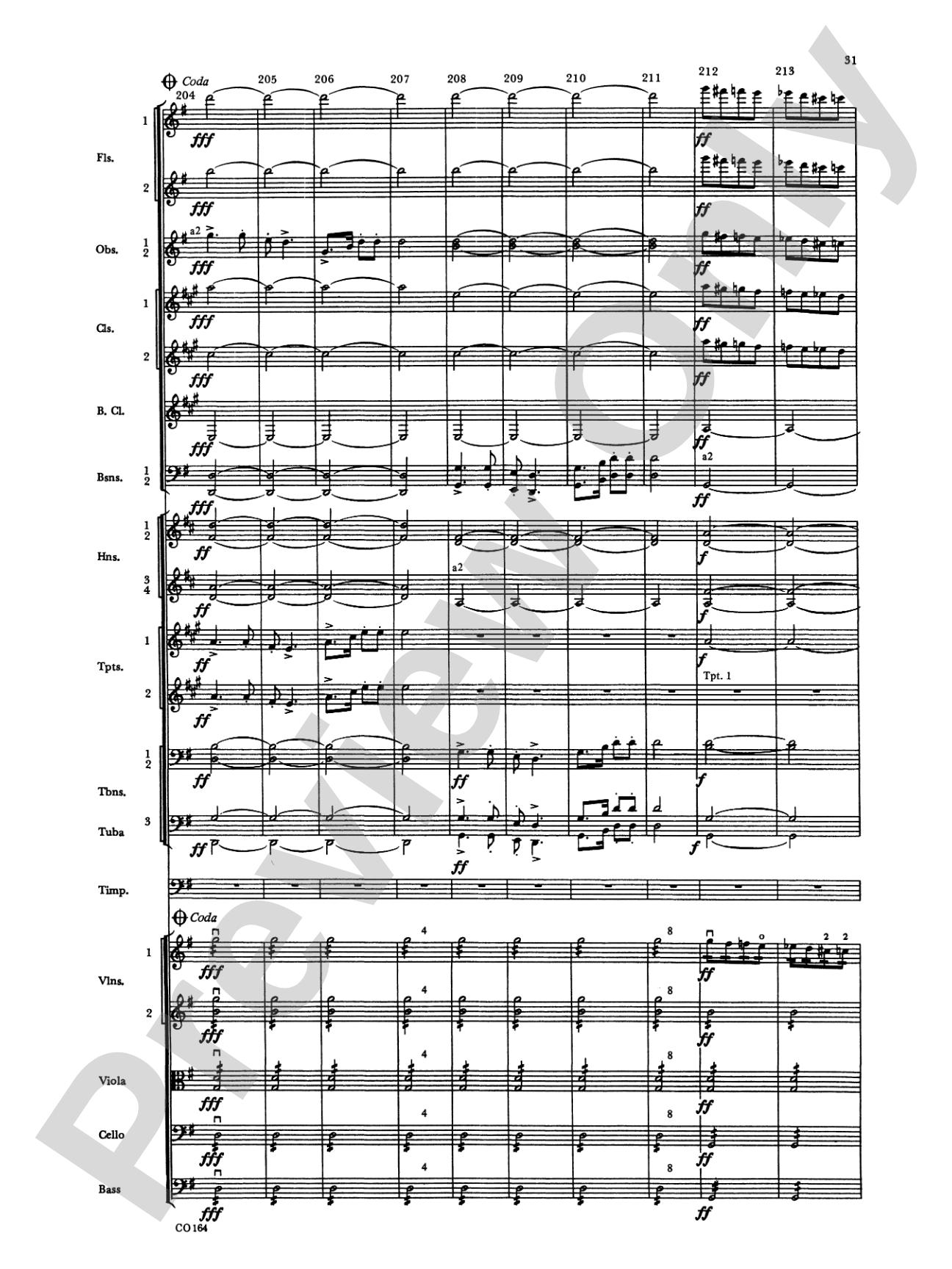 New World Symphony: Full Orchestra Conductor Score & Parts