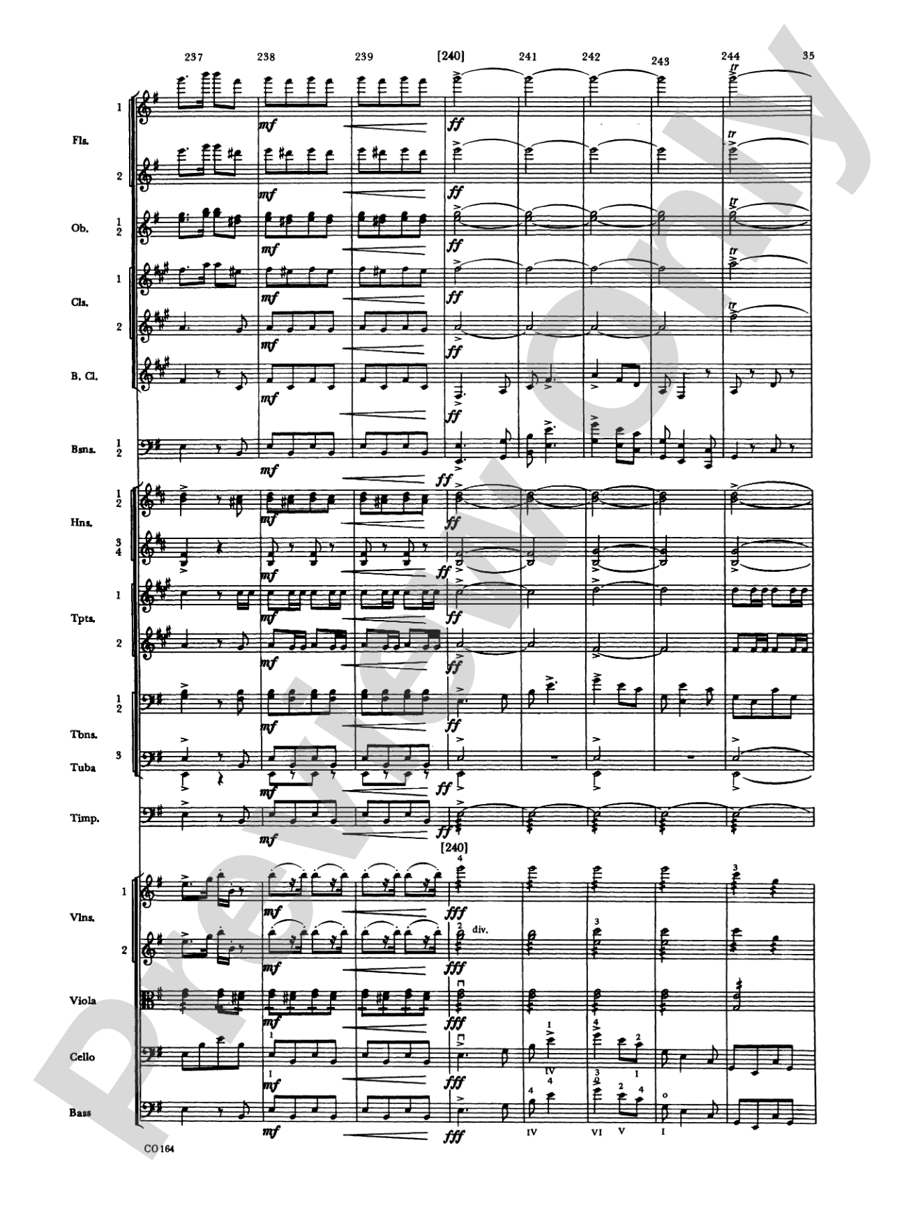 New World Symphony: Full Orchestra Conductor Score & Parts