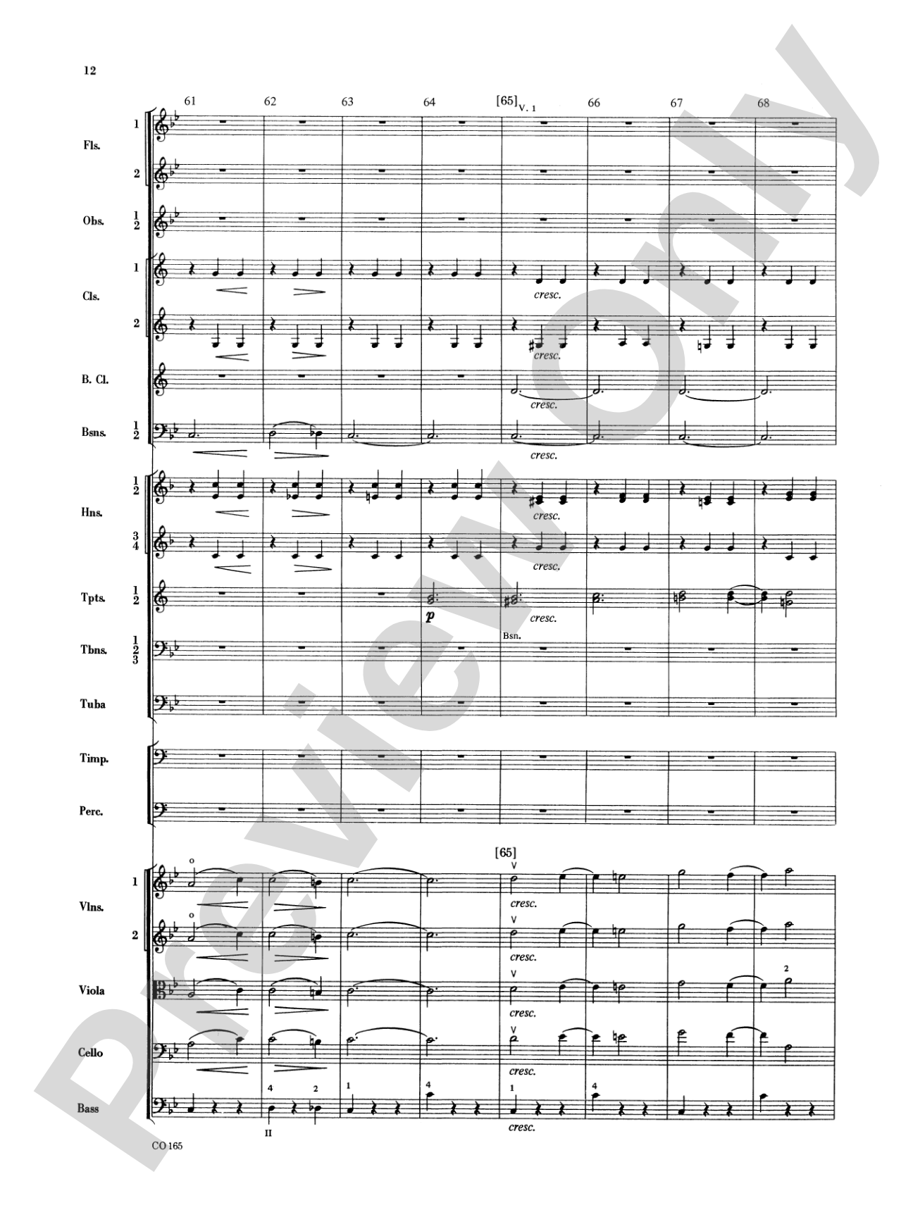 Sleeping Beauty (Waltz from the Ballet): Full Orchestra Conductor Score & Parts