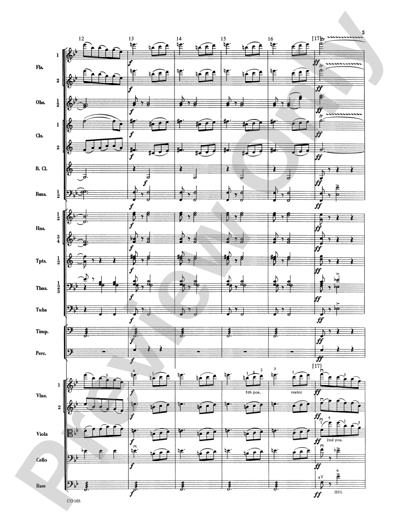 Sleeping Beauty (Waltz from the Ballet): Full Orchestra Conductor Score & Parts