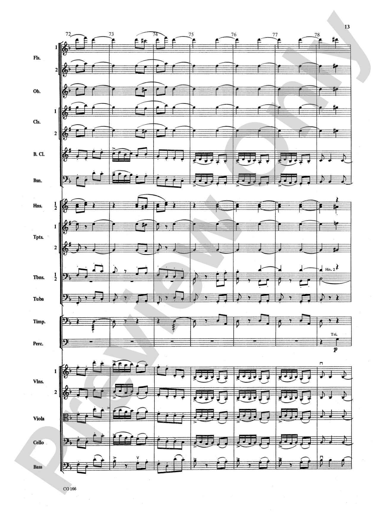 Bacchanale from Samson and Delilah: Full Orchestra Conductor Score & Parts