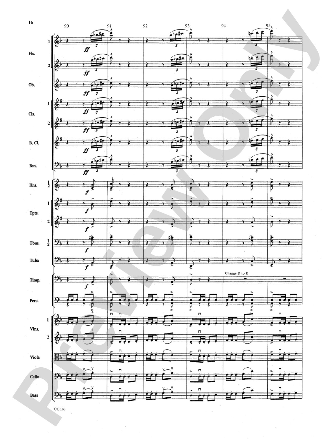 Bacchanale from Samson and Delilah: Full Orchestra Conductor Score & Parts