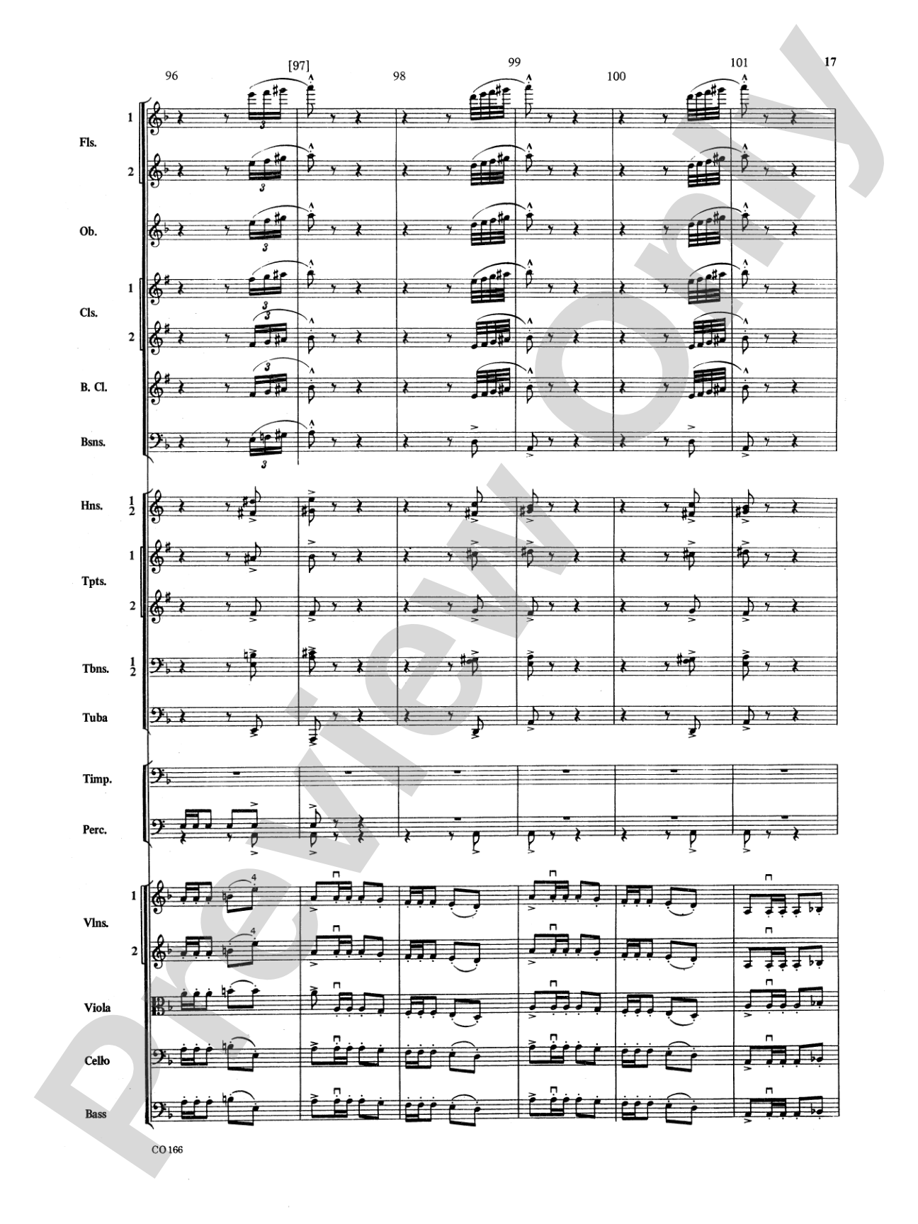 Bacchanale from Samson and Delilah: Full Orchestra Conductor Score & Parts