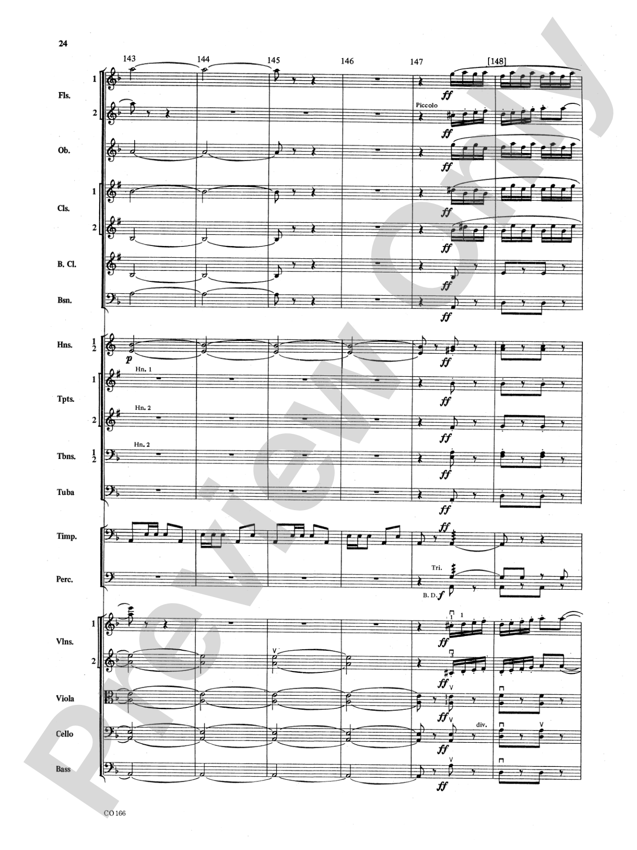 Bacchanale from Samson and Delilah: Full Orchestra Conductor Score & Parts
