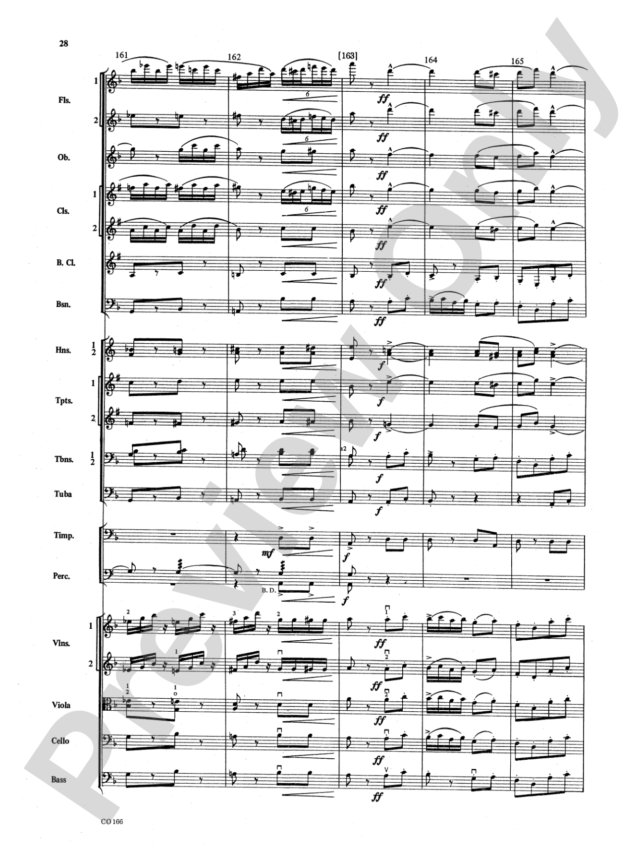 Bacchanale from Samson and Delilah: Full Orchestra Conductor Score & Parts