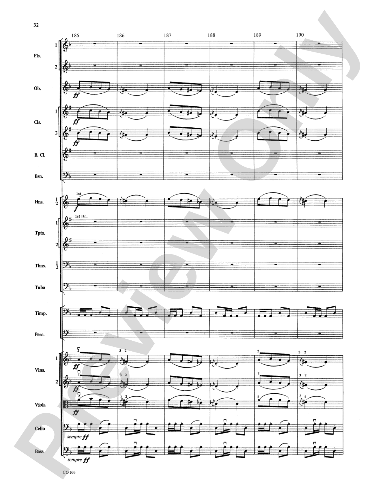 Bacchanale from Samson and Delilah: Full Orchestra Conductor Score & Parts