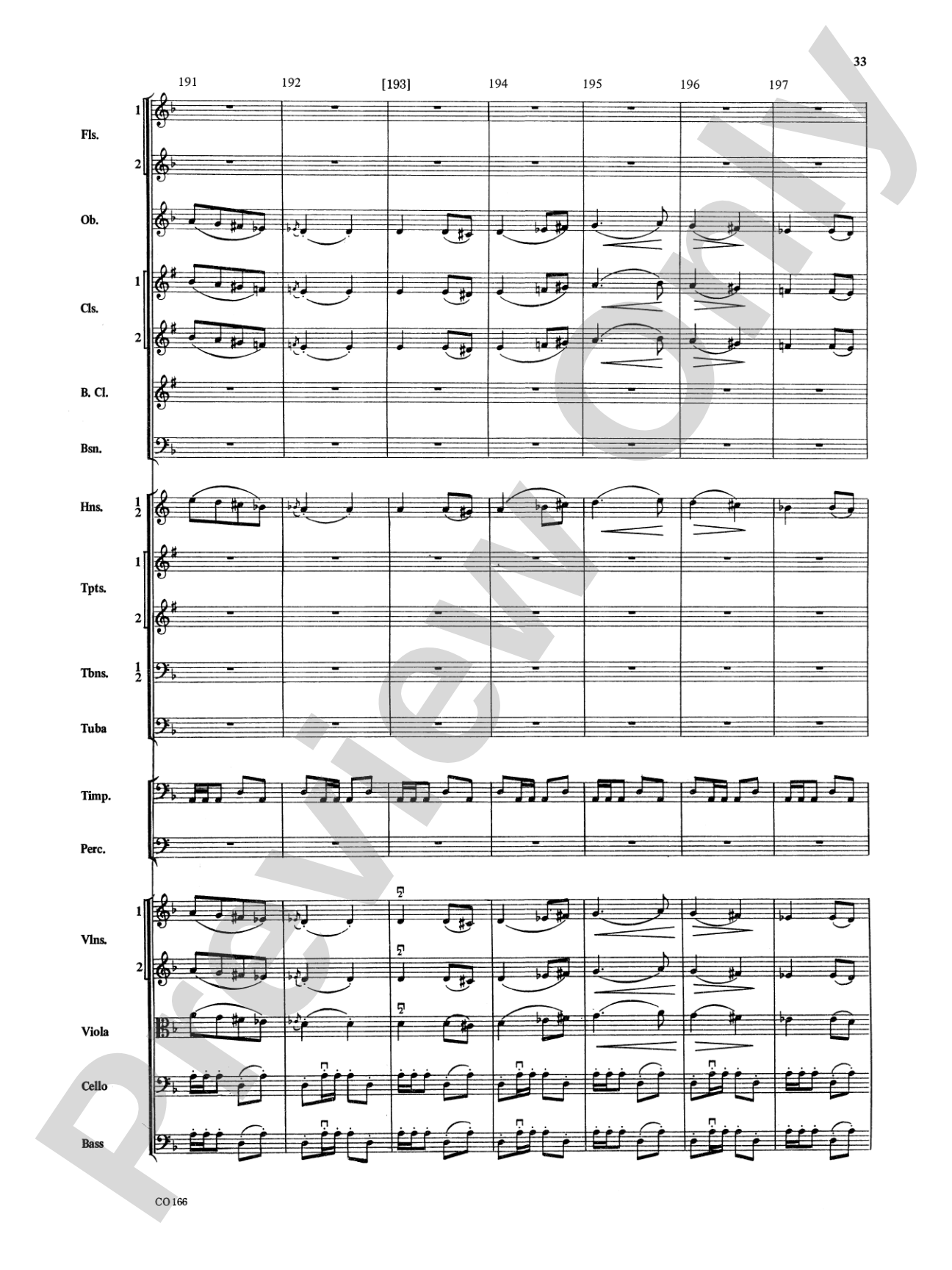 Bacchanale from Samson and Delilah: Full Orchestra Conductor Score & Parts