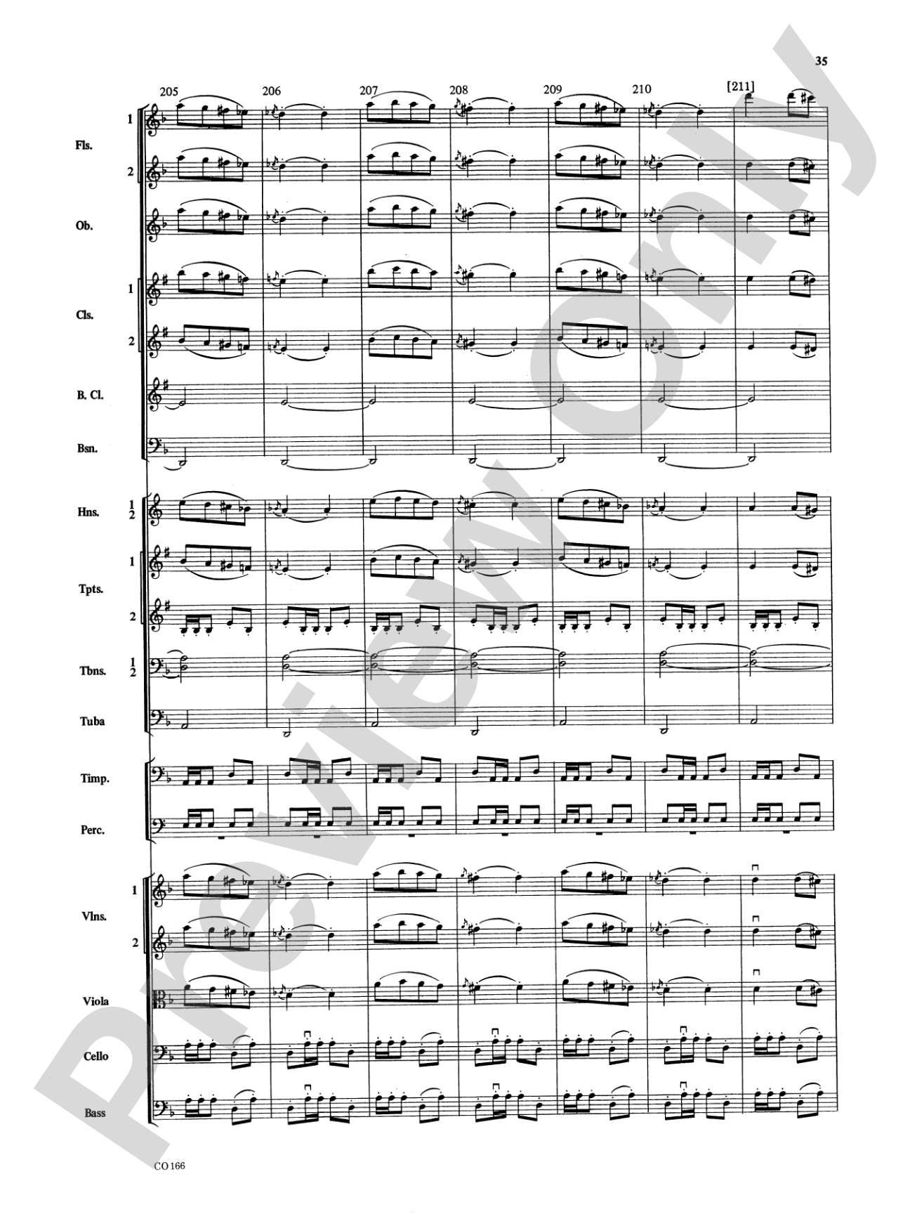 Bacchanale from Samson and Delilah: Full Orchestra Conductor Score & Parts