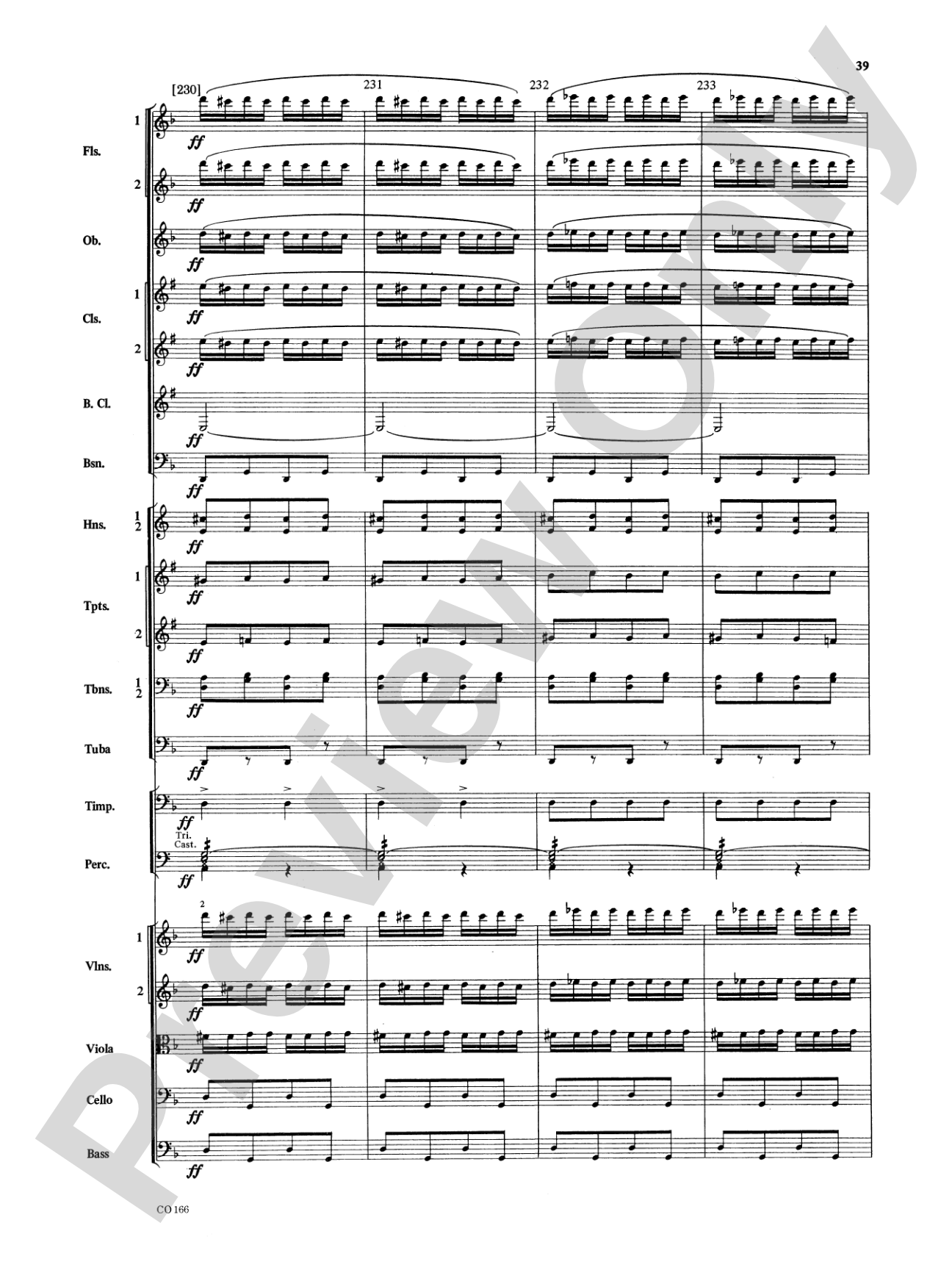 Bacchanale from Samson and Delilah: Full Orchestra Conductor Score & Parts