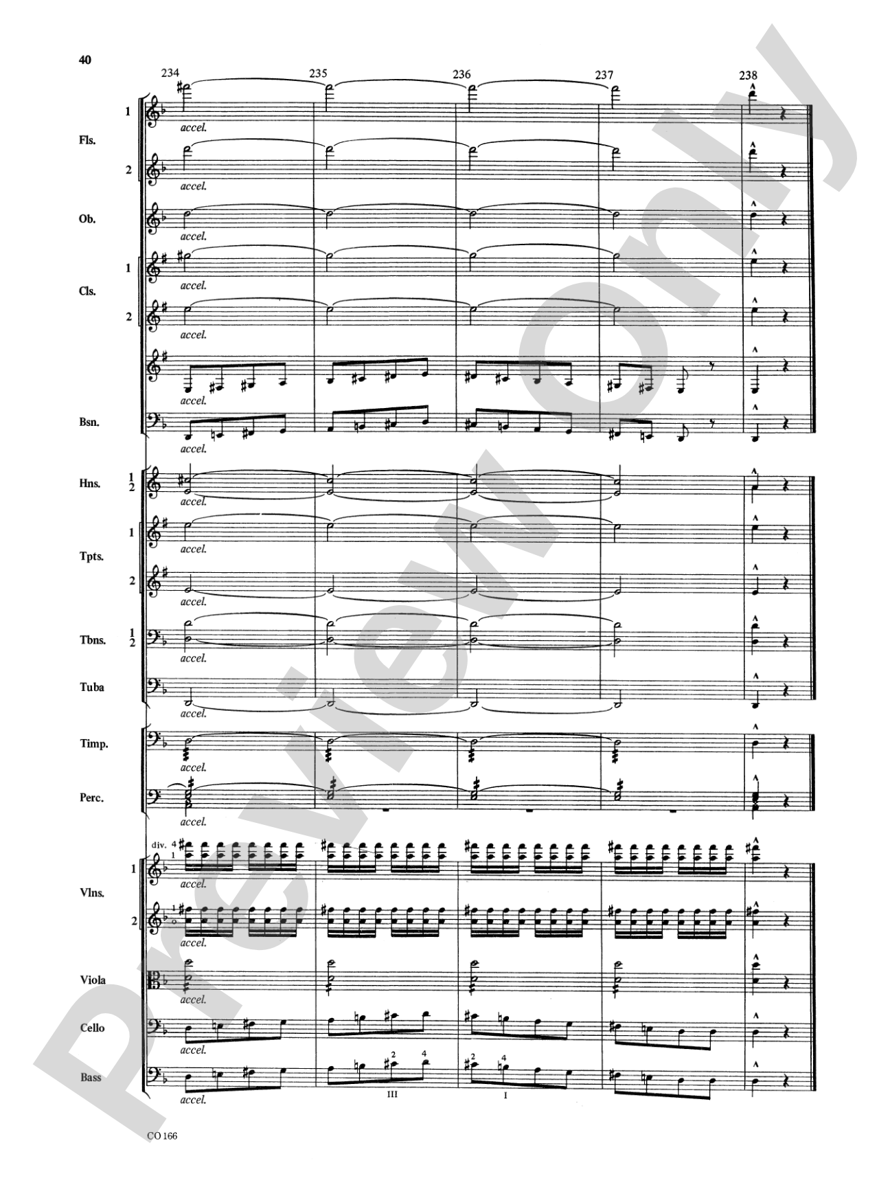 Bacchanale from Samson and Delilah: Full Orchestra Conductor Score & Parts
