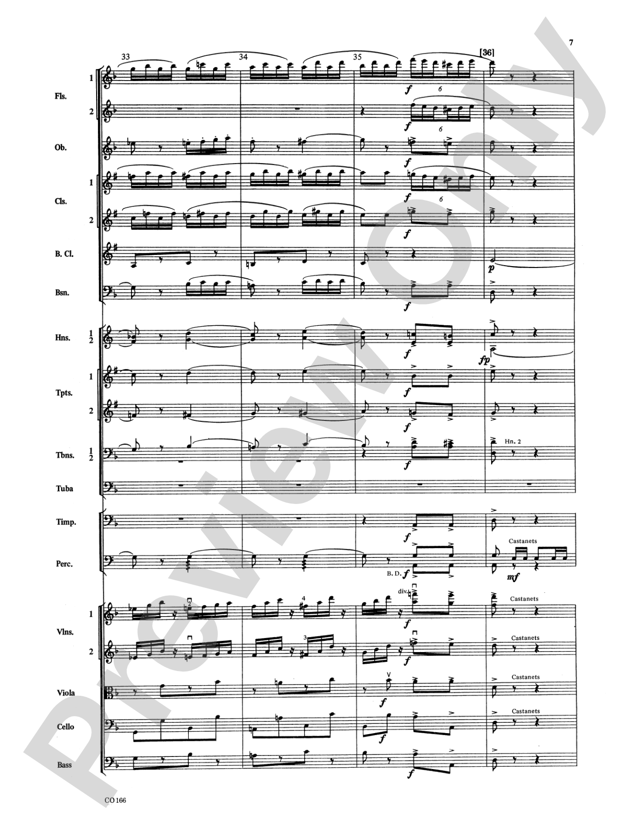 Bacchanale from Samson and Delilah: Full Orchestra Conductor Score & Parts