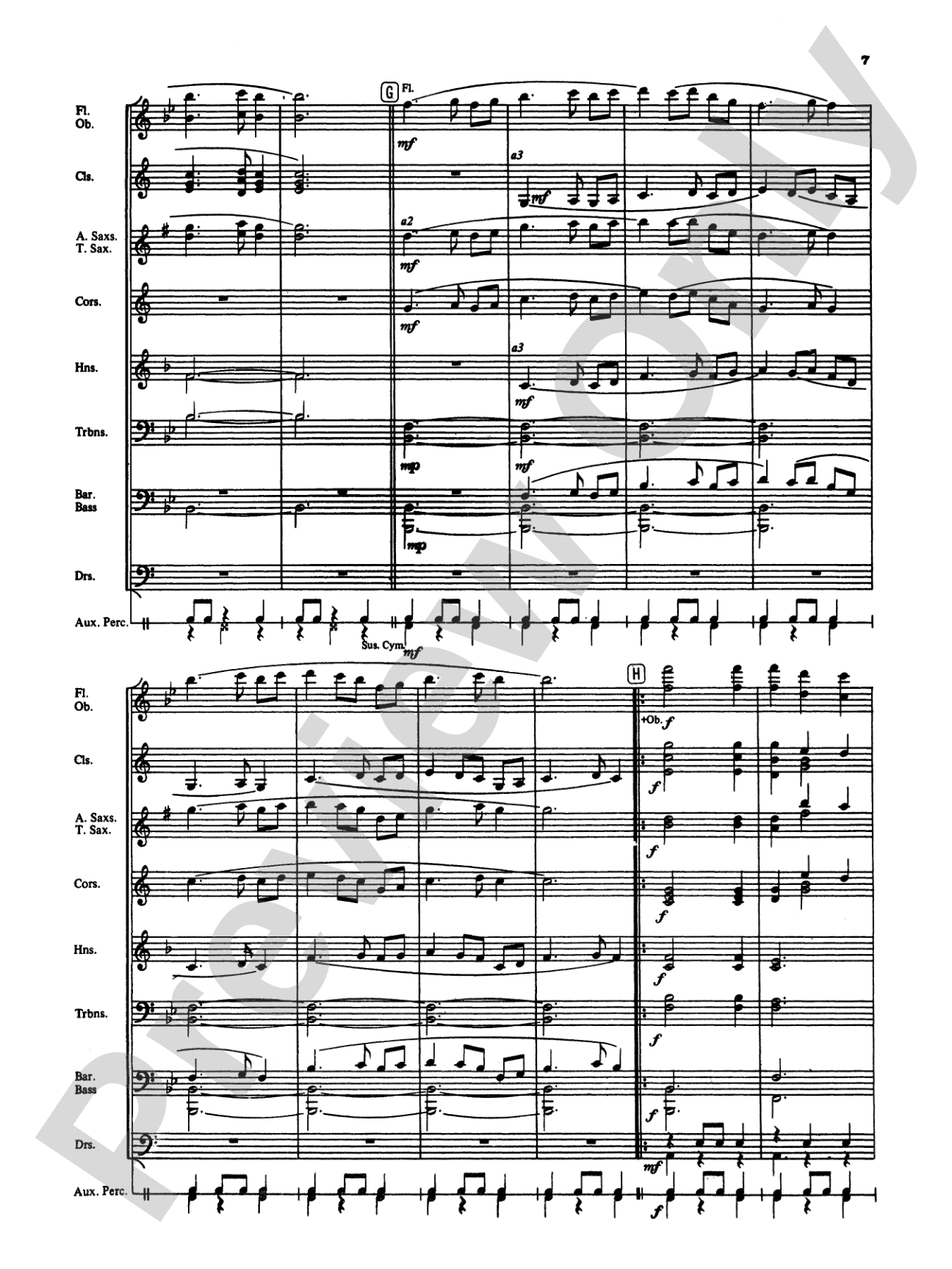 Korean Folk Song Medley: Concert Band Conductor Score & Parts