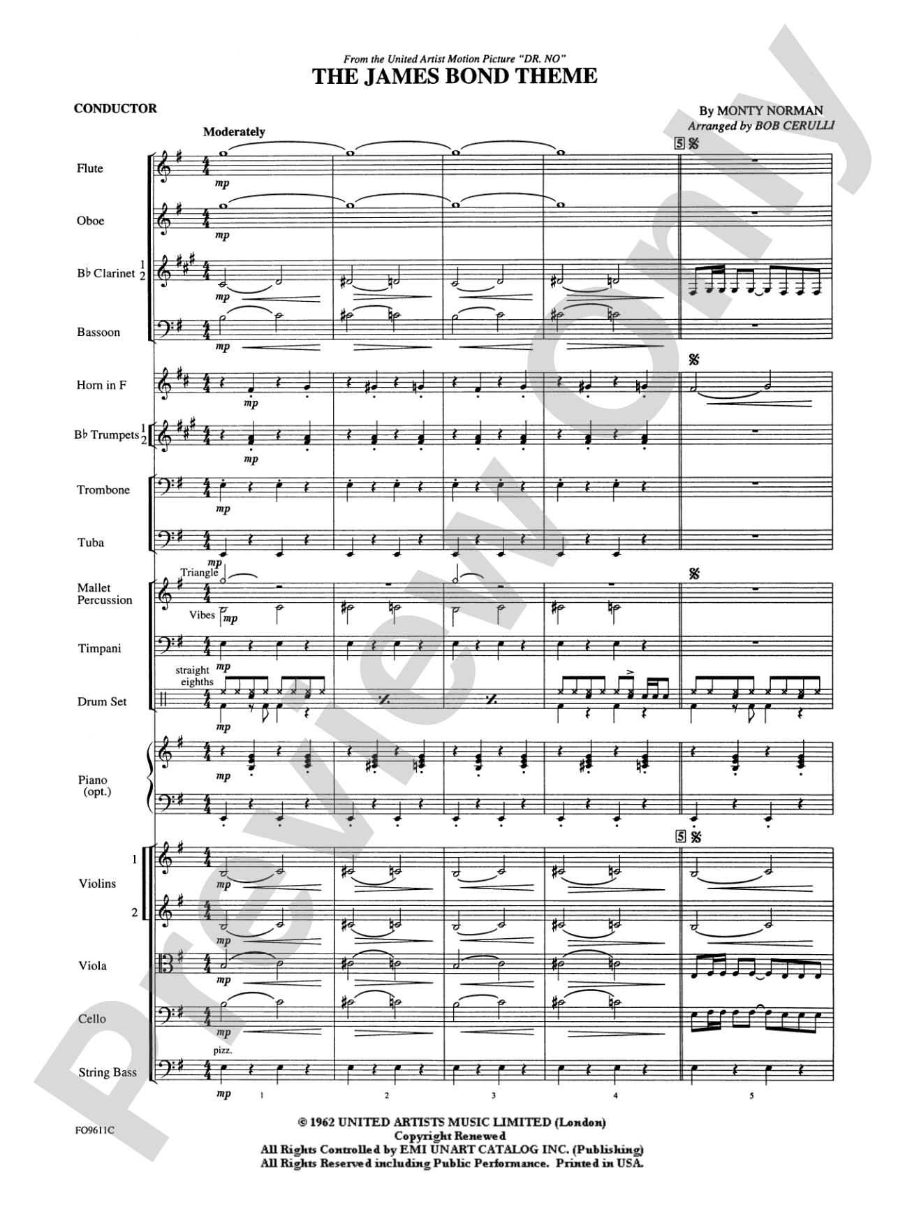 The James Bond Theme: Score