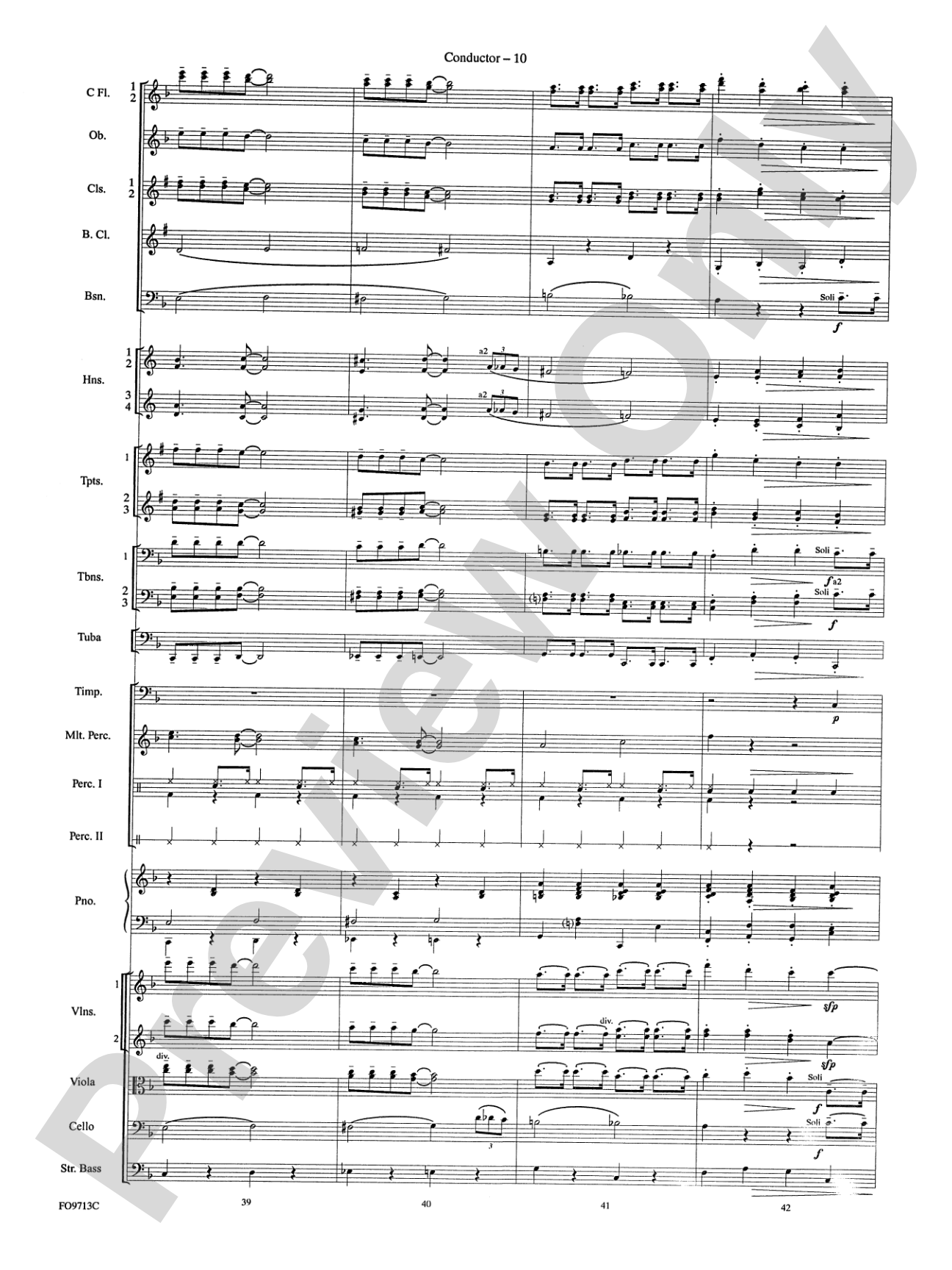 Winter Wonderland: Full Orchestra Conductor Score & Parts
