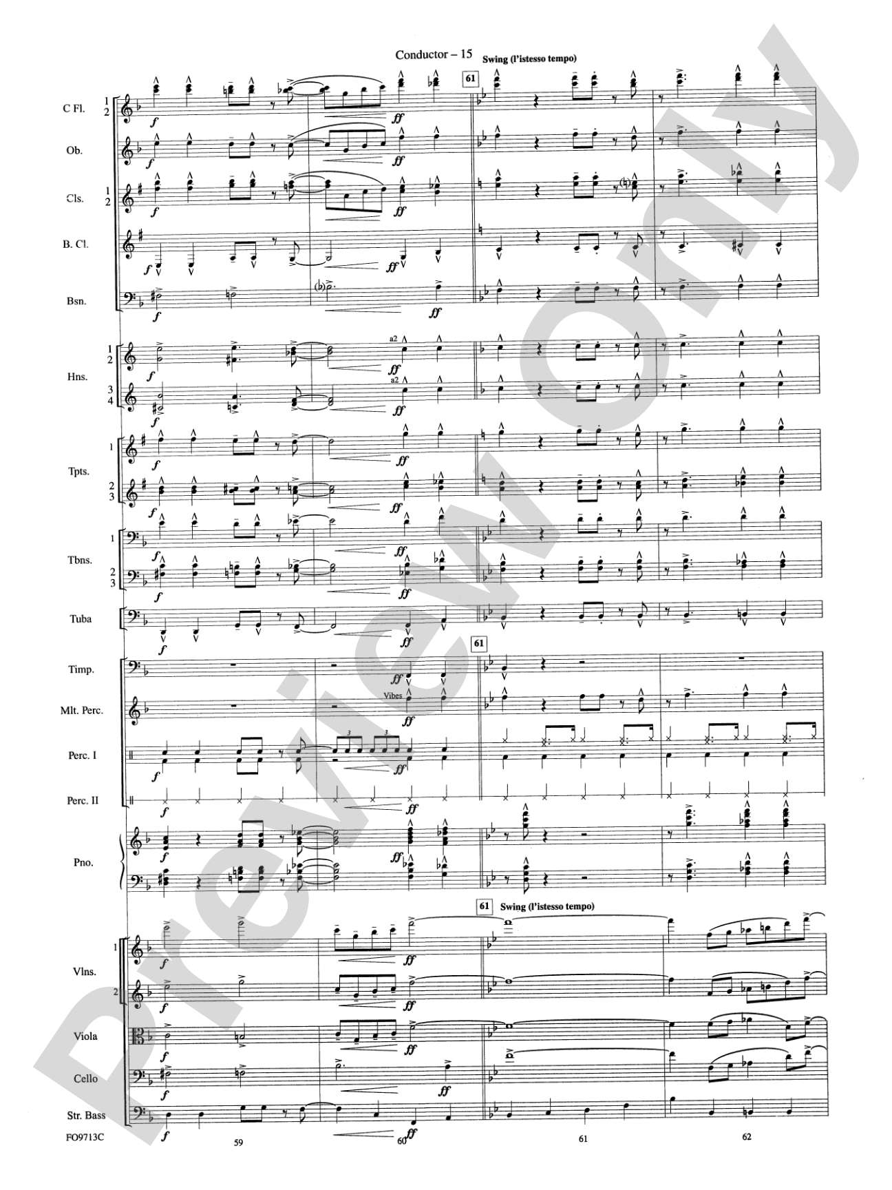 Winter Wonderland: Full Orchestra Conductor Score & Parts