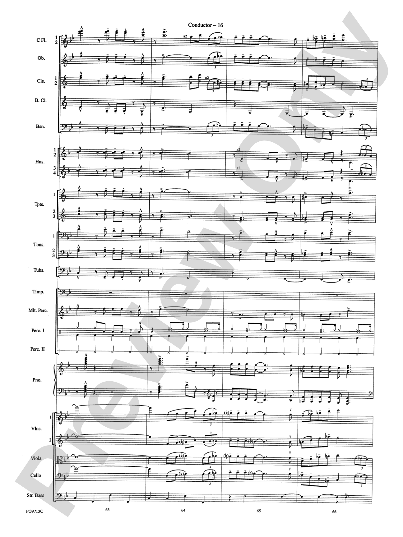 Winter Wonderland: Full Orchestra Conductor Score & Parts