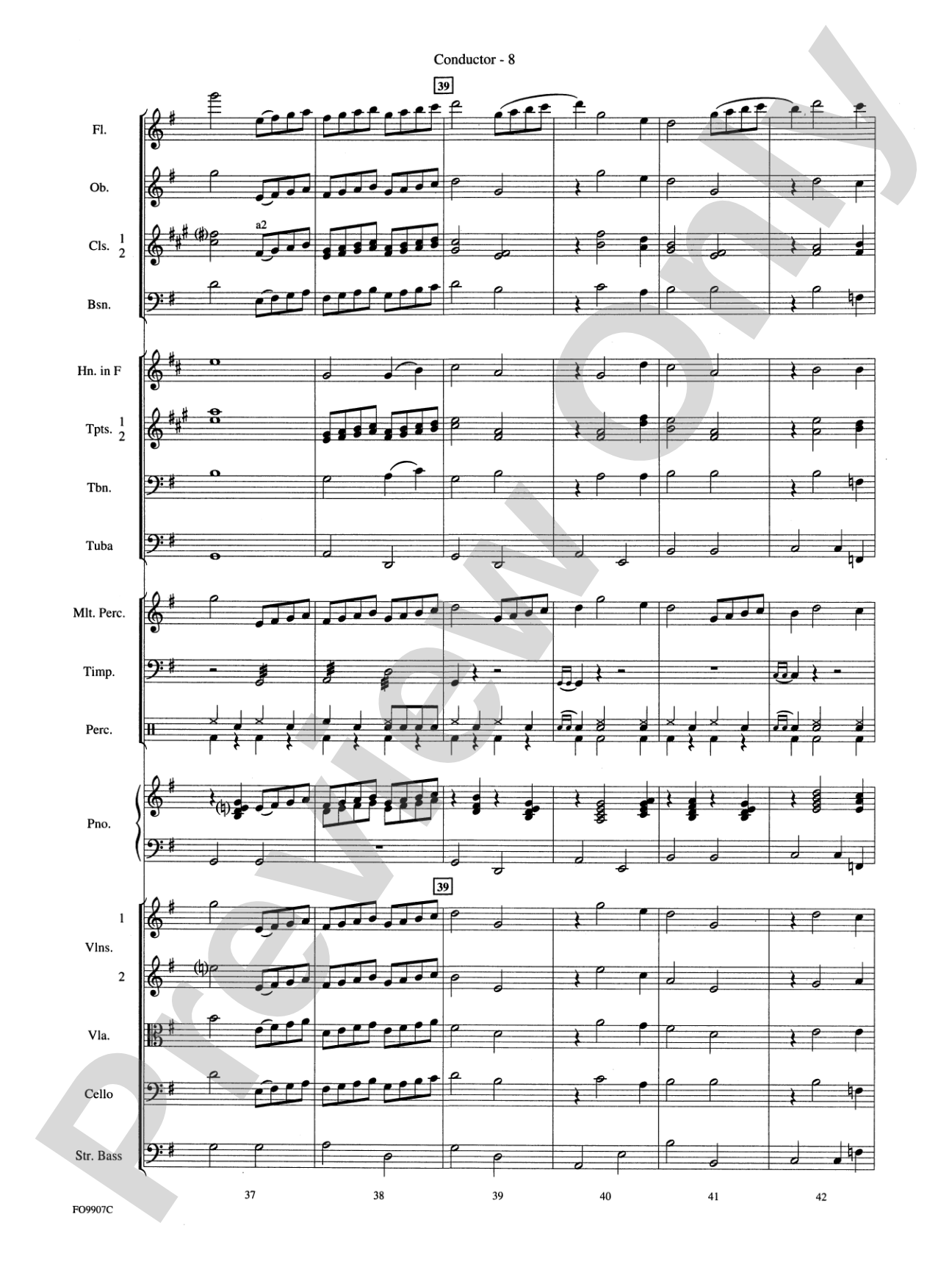 (Meet) The Flintstones: Full Orchestra Conductor Score & Parts