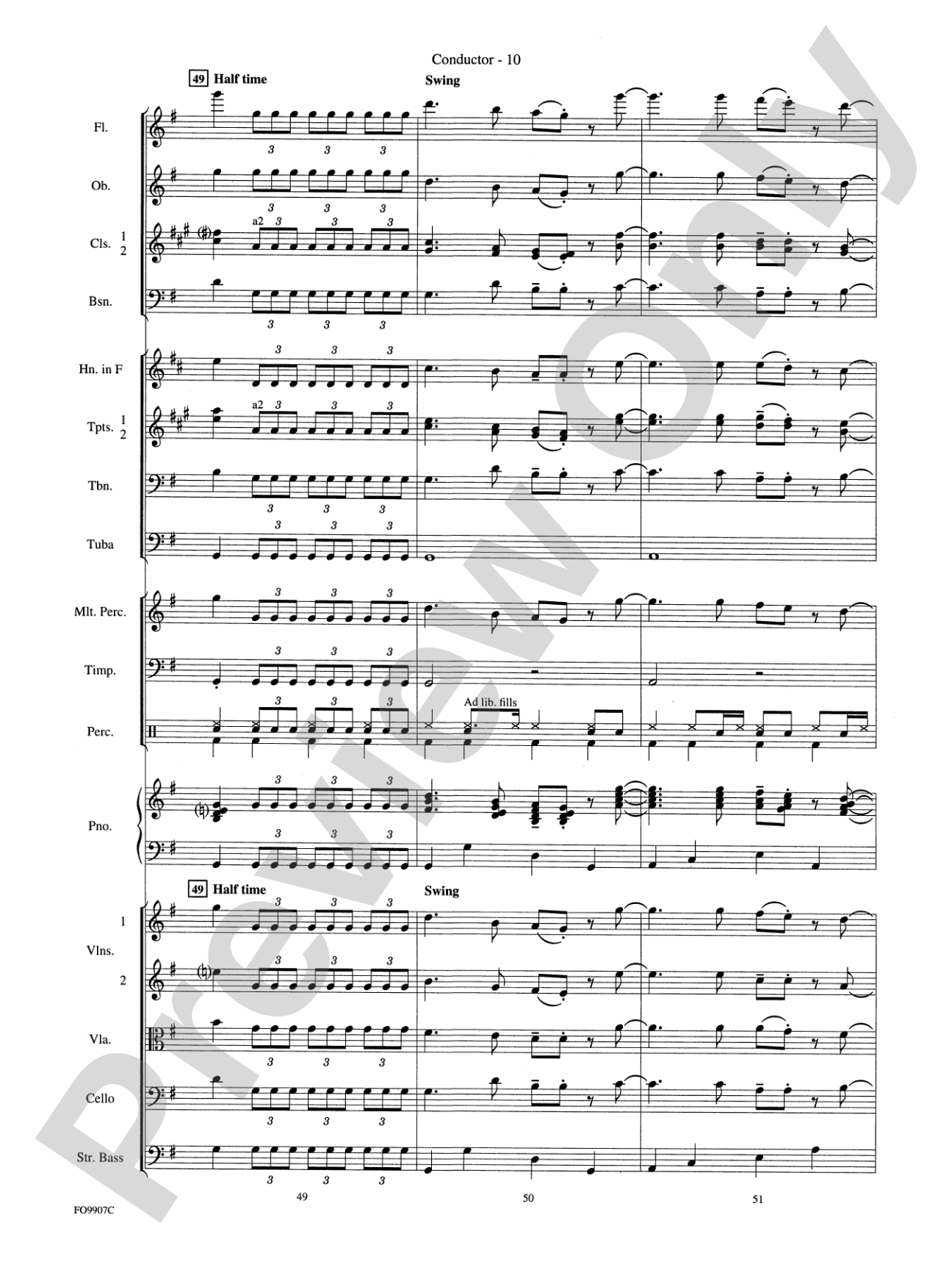 (Meet) The Flintstones: Full Orchestra Conductor Score & Parts