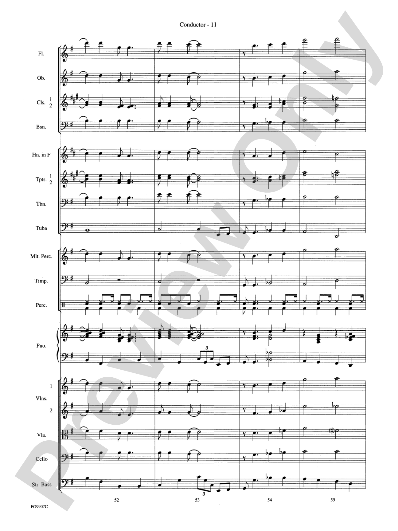 (Meet) The Flintstones: Full Orchestra Conductor Score & Parts