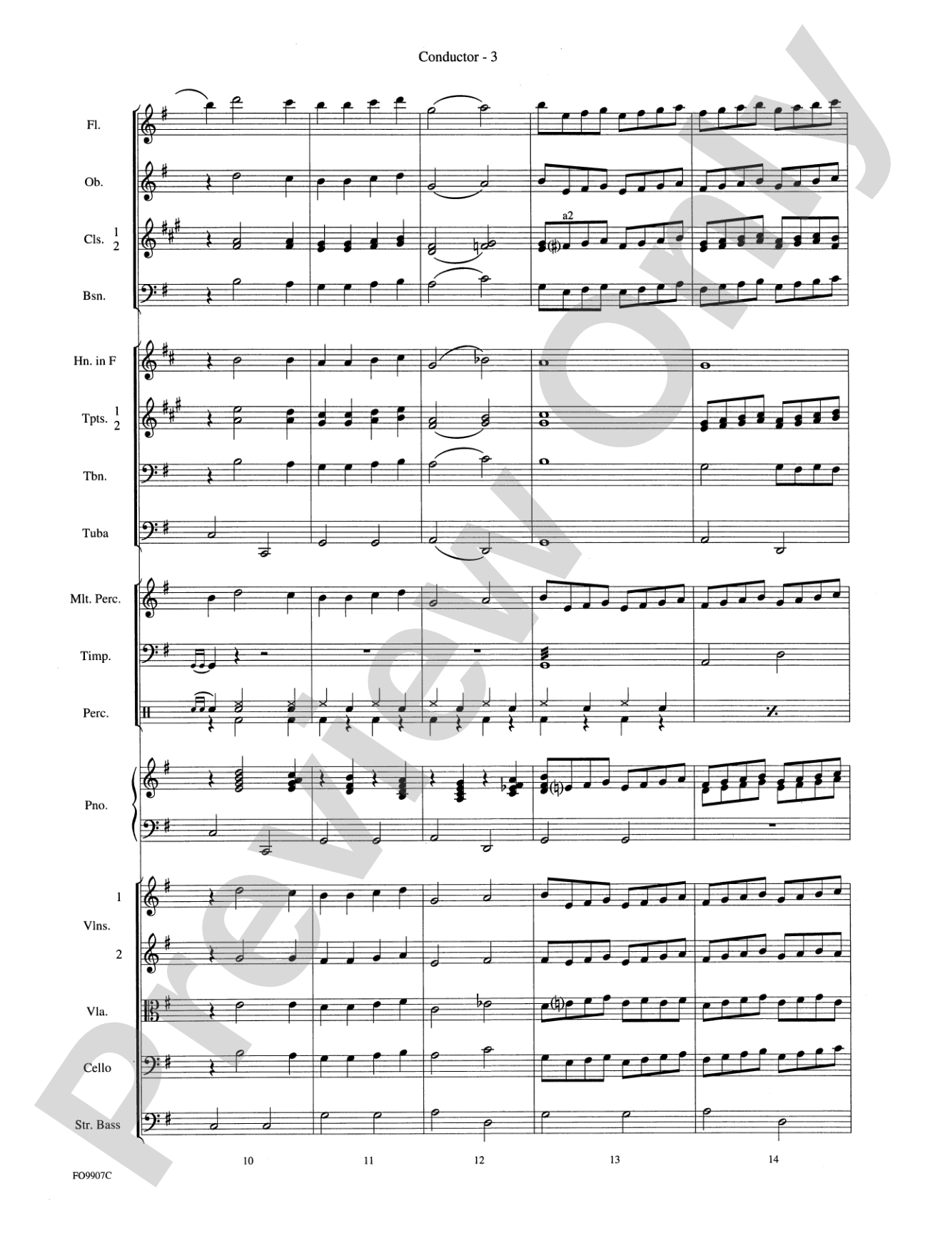 (Meet) The Flintstones: Full Orchestra Conductor Score & Parts