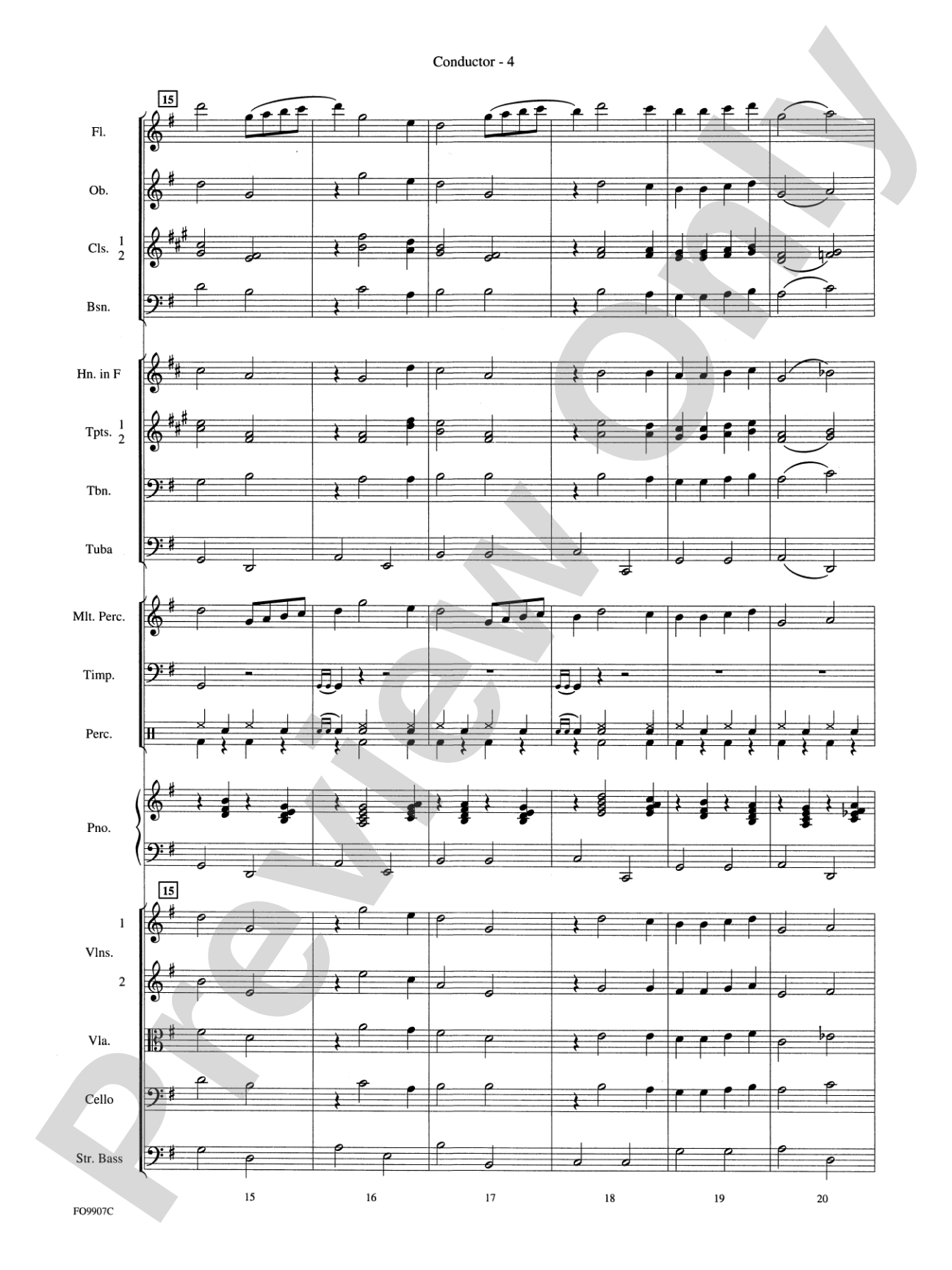 (Meet) The Flintstones: Full Orchestra Conductor Score & Parts