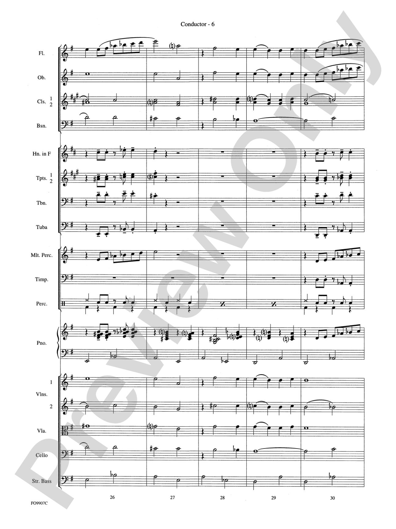 (Meet) The Flintstones: Full Orchestra Conductor Score & Parts
