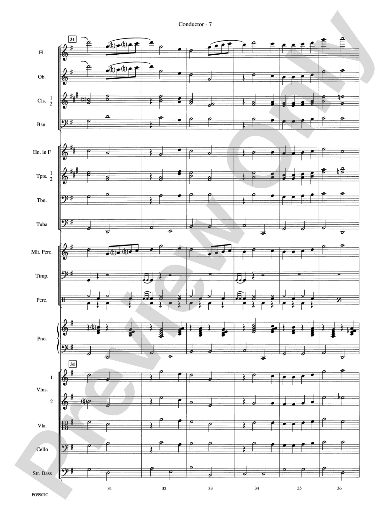 (Meet) The Flintstones: Full Orchestra Conductor Score & Parts