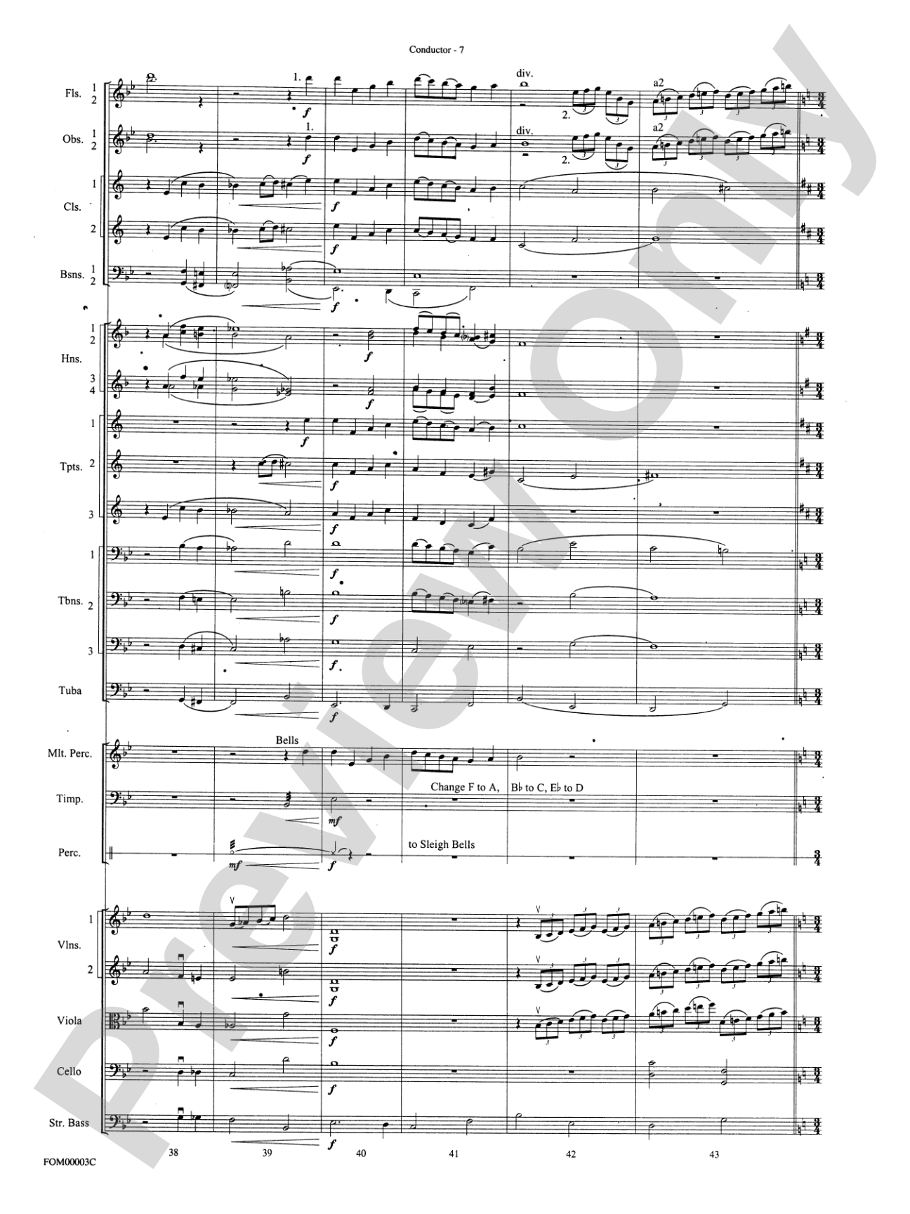 Have Yourself a Merry Little Christmas: Full Orchestra Conductor Score & Parts