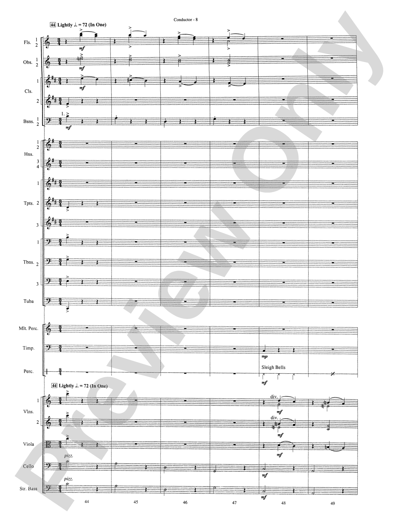 Have Yourself a Merry Little Christmas: Full Orchestra Conductor Score & Parts