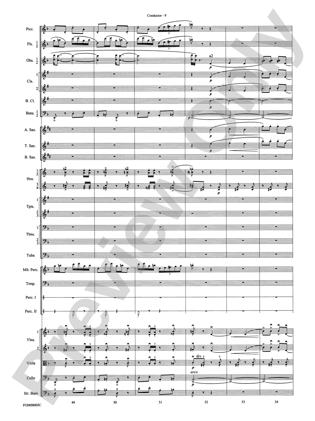 An American in Paris Suite: Full Orchestra Conductor Score & Parts